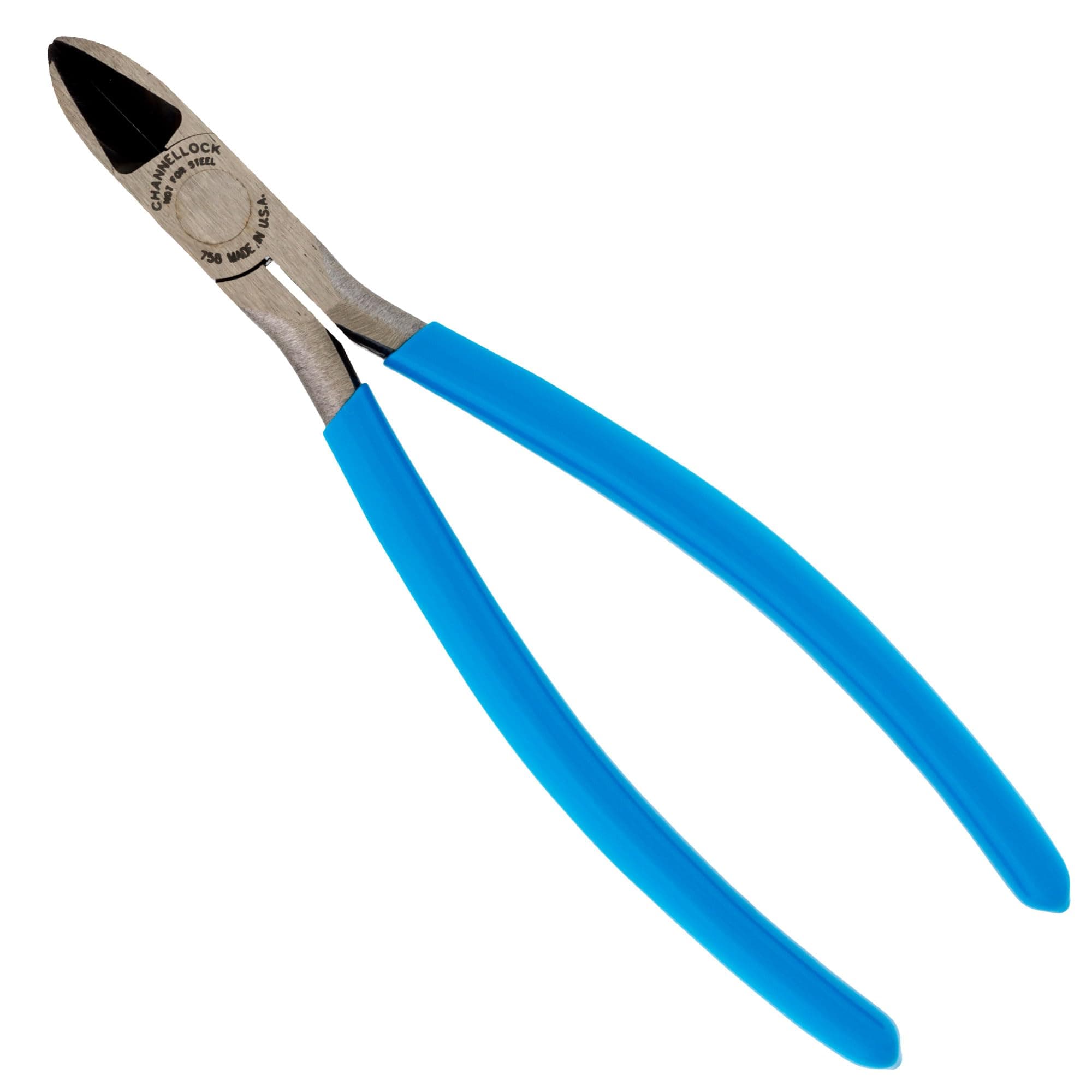 Channellock Side-Cutting Pliers 758 - Long Reach Diagonal Flush Cutting Plier - 7.5 In