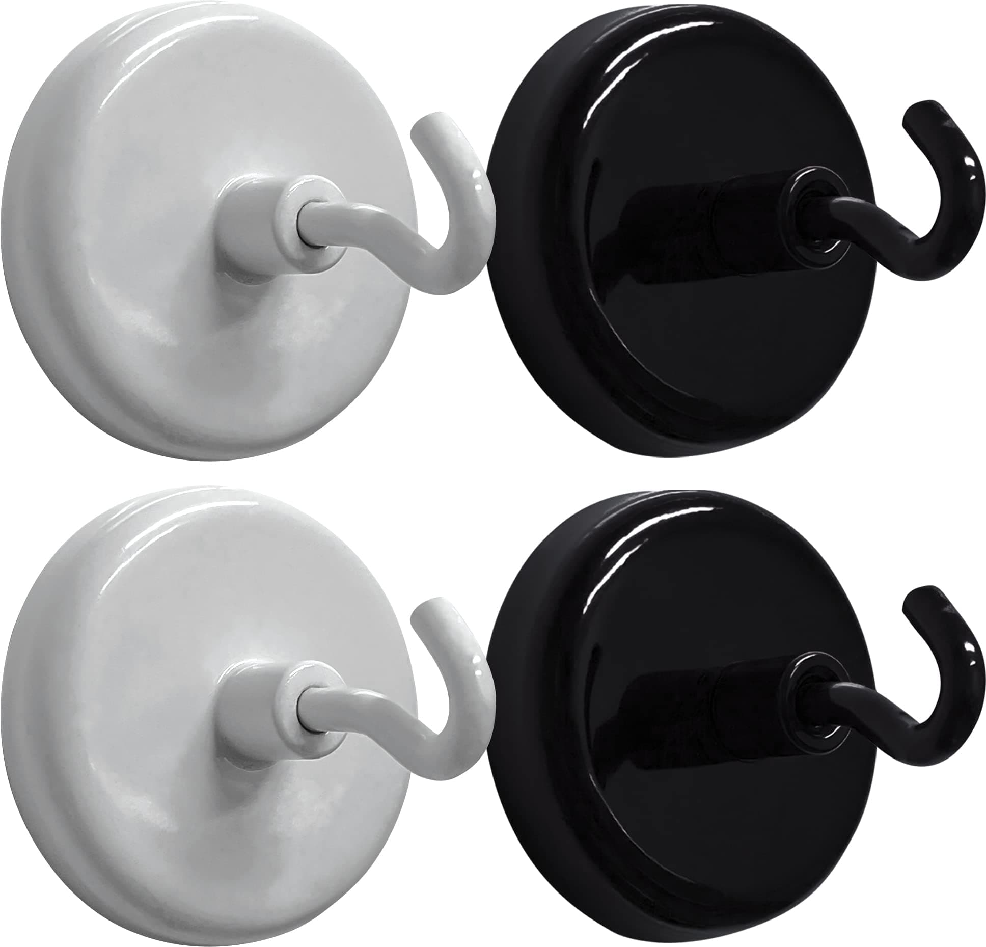 Teacher Created Resources Black and White Magnetic Hooks