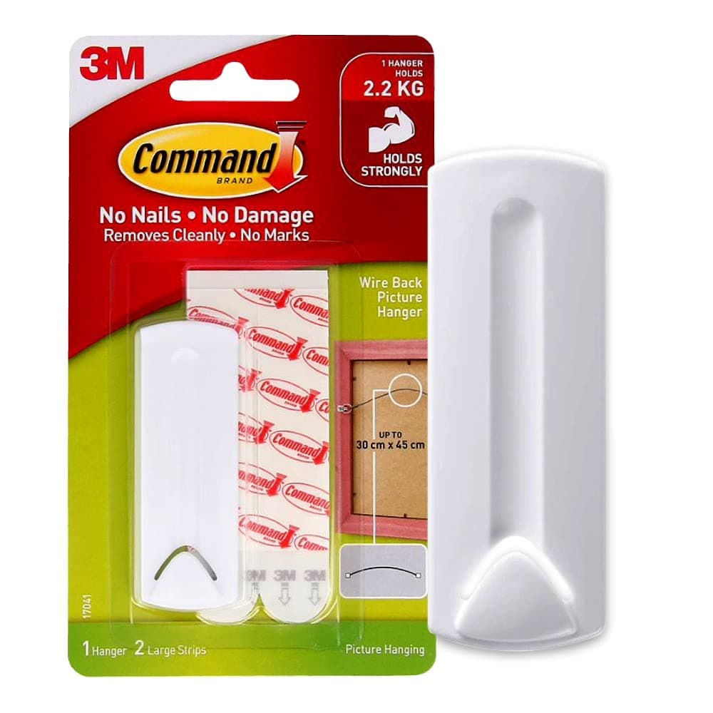Command Wire-Back Frame Hanger, 5 lb Capacity, Decorate Damage-Free, Indoor Use (17041-ES)