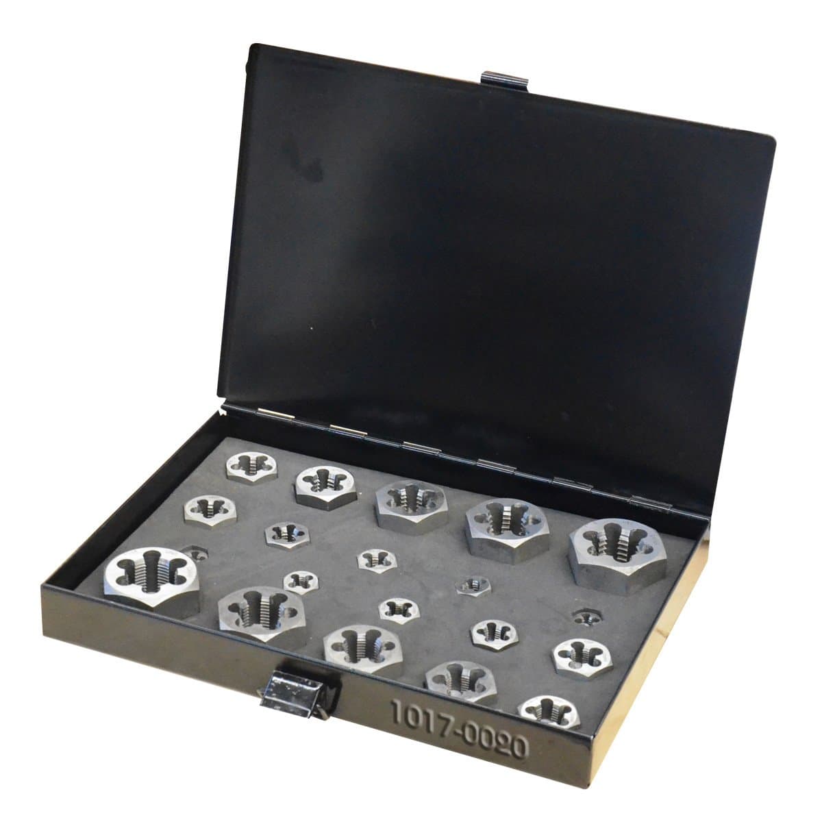 HHIP 1017-0020 20 Piece 1/4-7/8"Hexagon Rethreading Die Set
