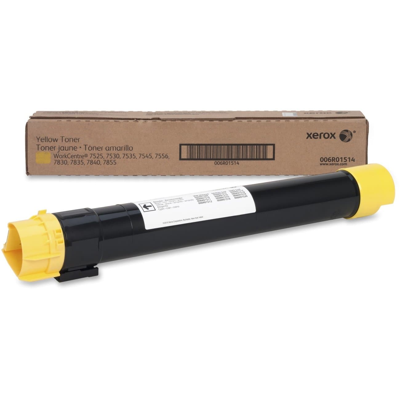 Xerox 006R01514 Yellow Toner for The WorkCentre 7525/7530/7535/7545/7556, 6R1514