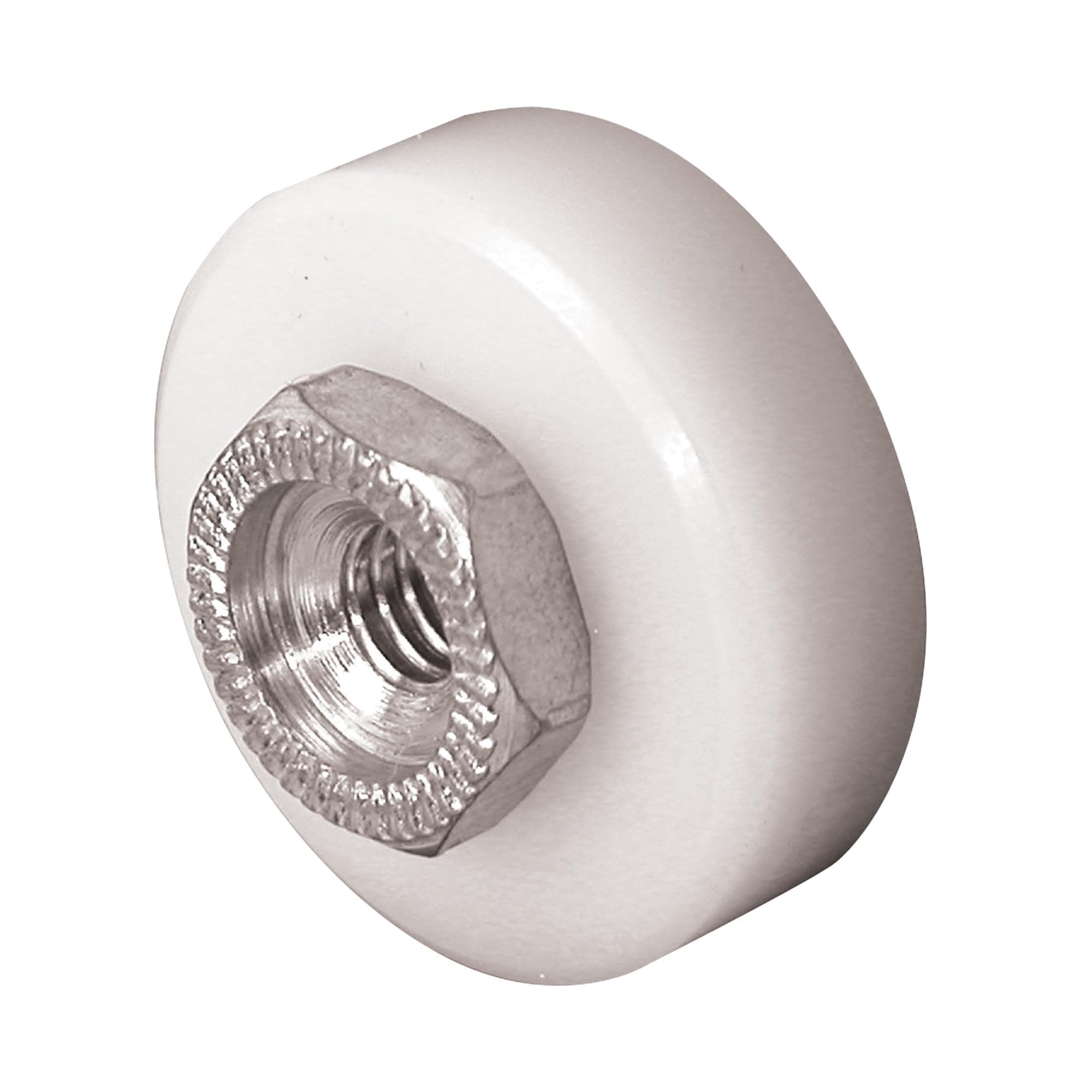 Prime-Line B 629 Sliding Screen Door High Density Polyethylene Ball Bearing Roller and Threaded Hex Hub (2 Pack)
