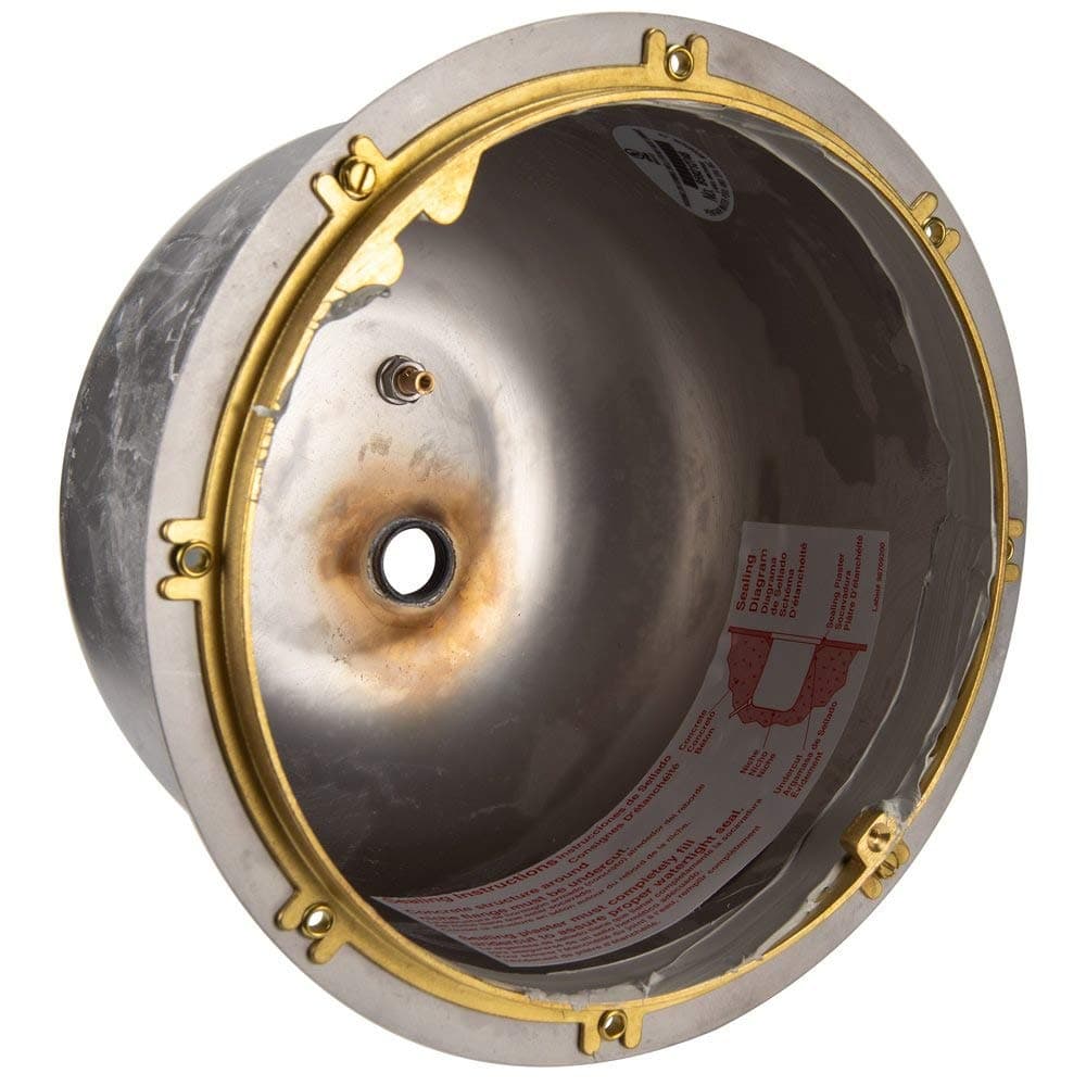 Pentair Amerlite 78210700 3/4-Inch Large Rear Hub Stainless Steel Niches for Concrete Pool and Spa Light