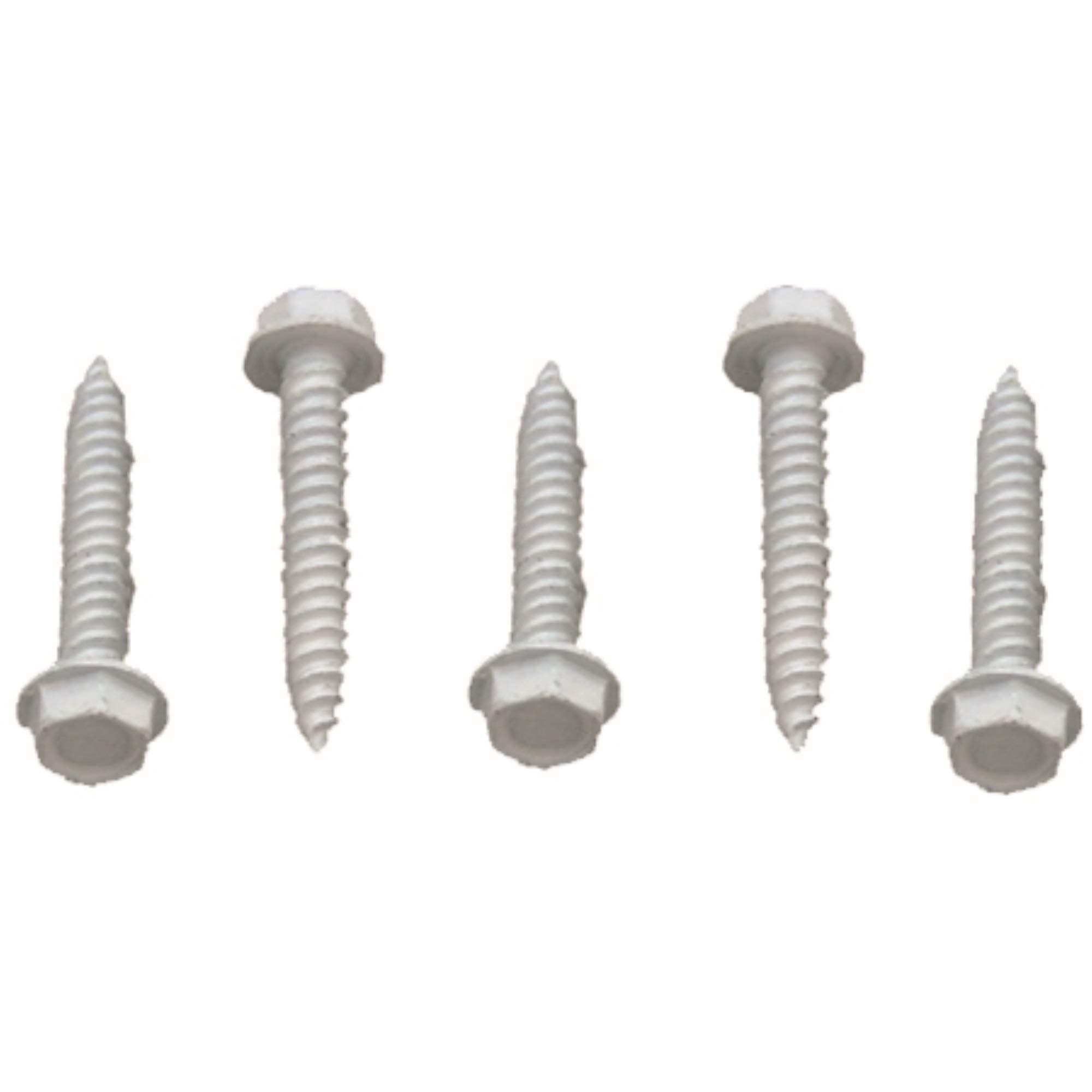 AP Products Hex Washer Head, 8 X 1, White