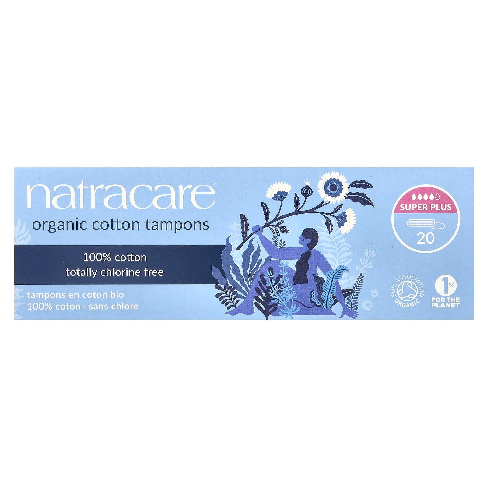 Natracare Organic Cotton Tampons - Super Plus