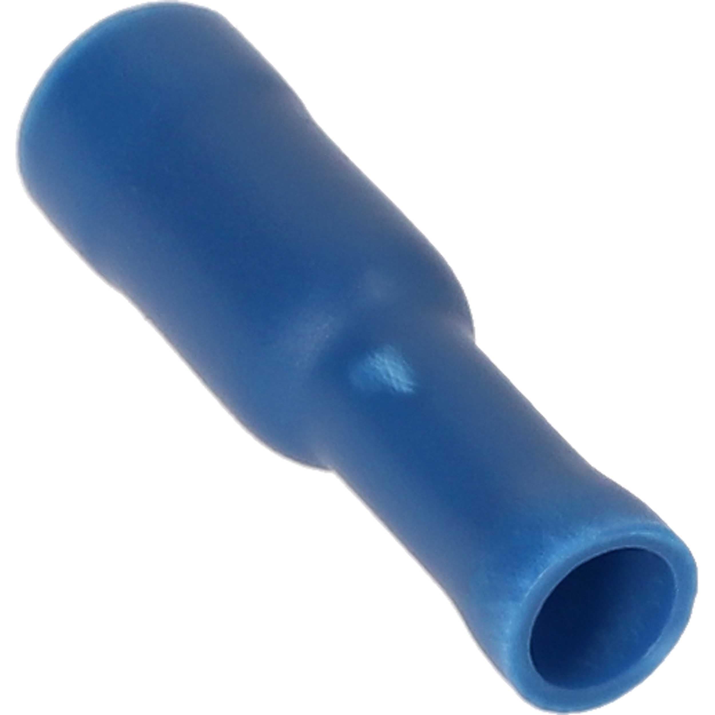 Install Bay Blue Vinyl Female Bullet Connector 16-14 Gauge .156