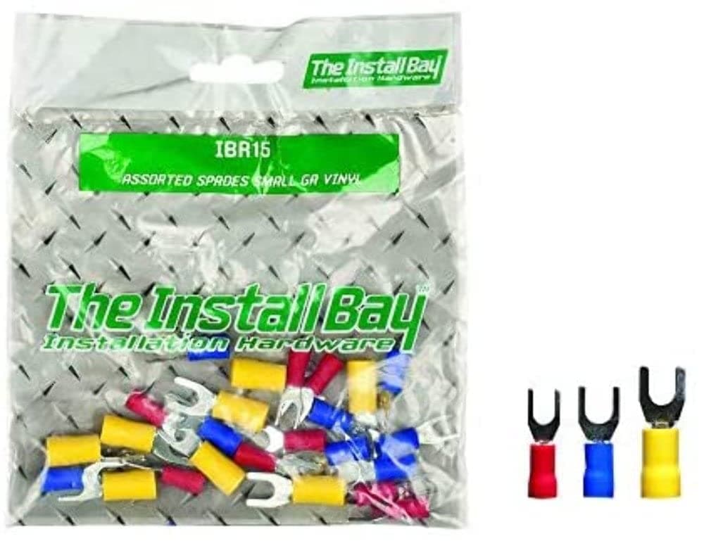 Install Bay - Assorted Spade Terminals Small Gauge Vinyl - Retail Pack