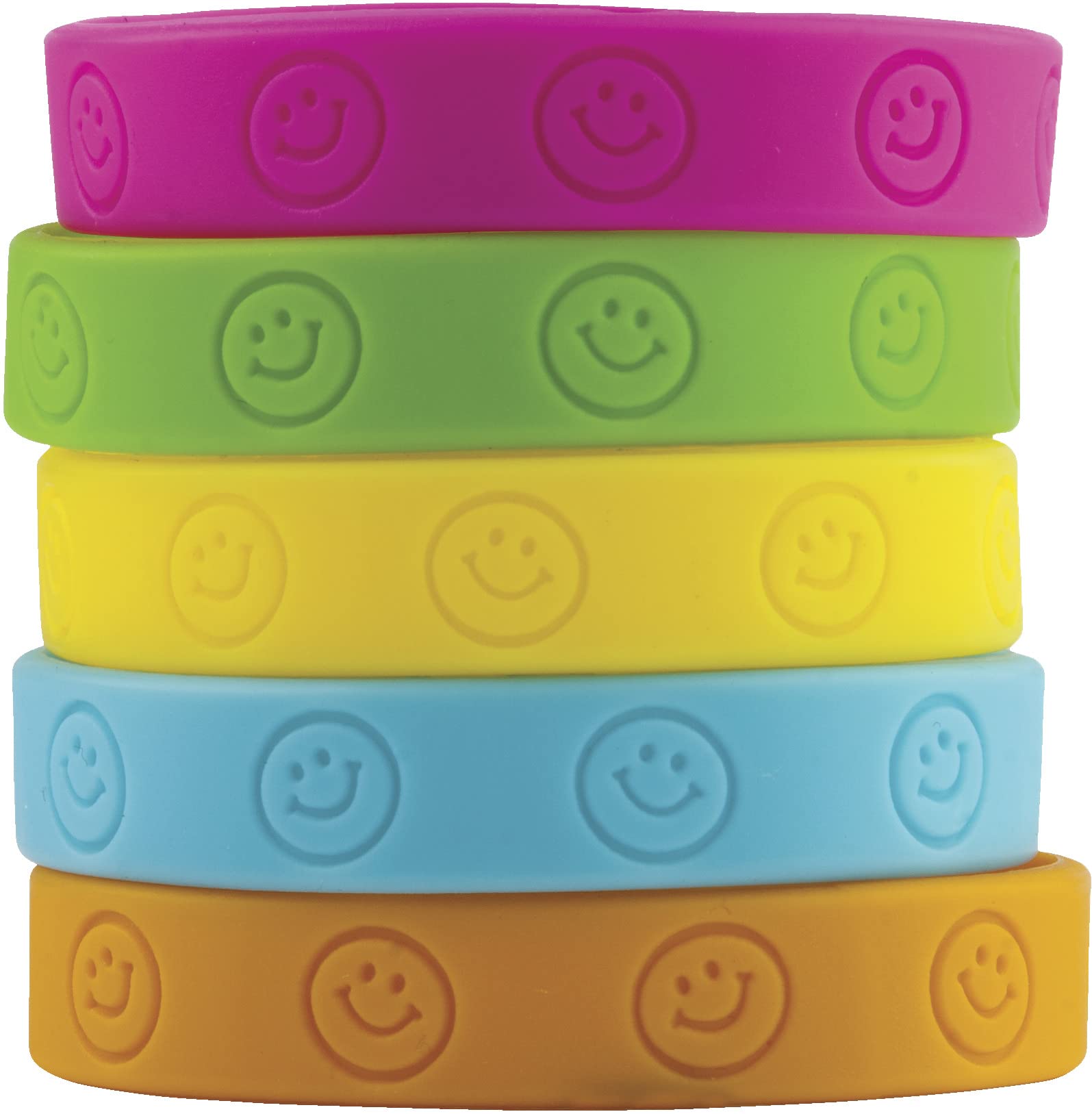 Teacher Created Resources Award Wristbands, Happy Faces, Pack of 10
