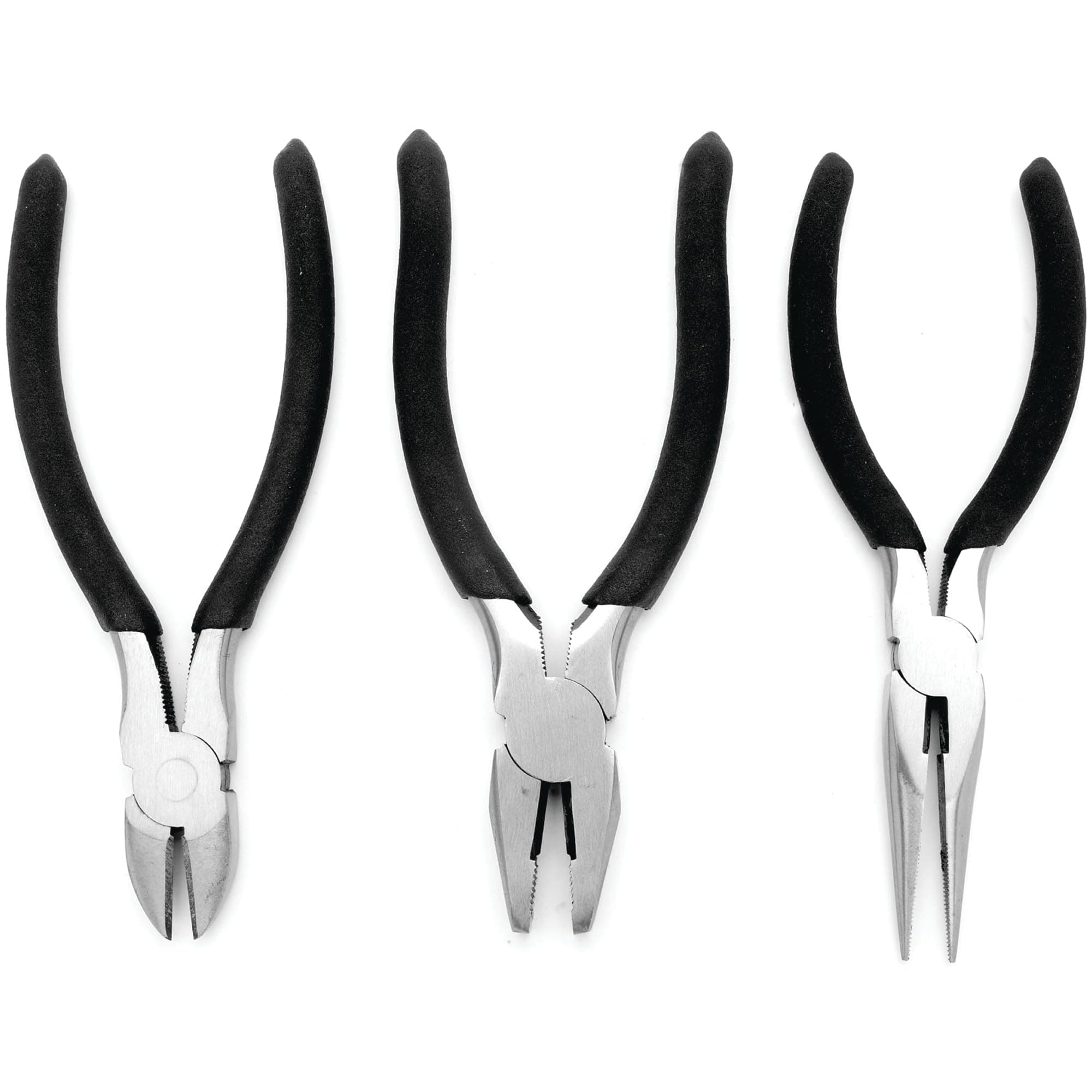 Performance Tool 1916 3-Piece Pliers Set - Comfort Grip Handles and Durable Construction for Efficient Handling and Reliable Performance