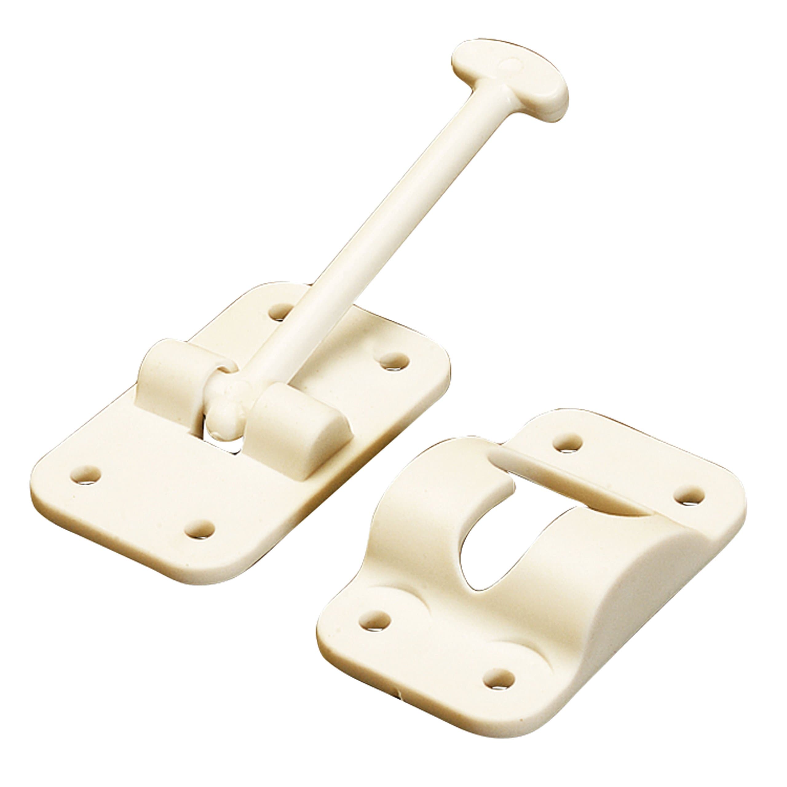 AP Products 013-085 6" Colonial White T-Style Door Holdback - Set of 1