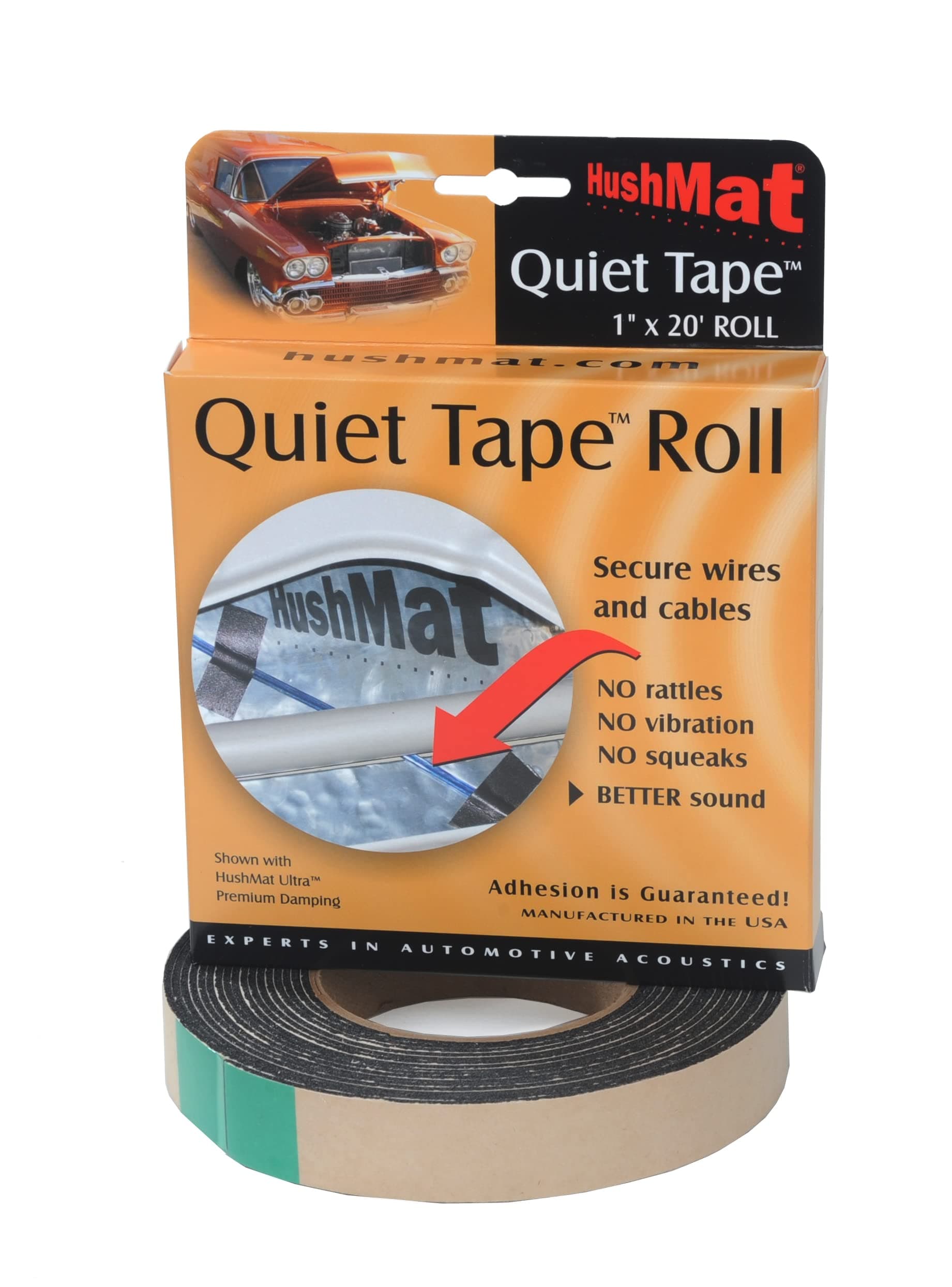 "HushMat HSM30300 1"" x 20' Quiet Tape Shop Roll", regular