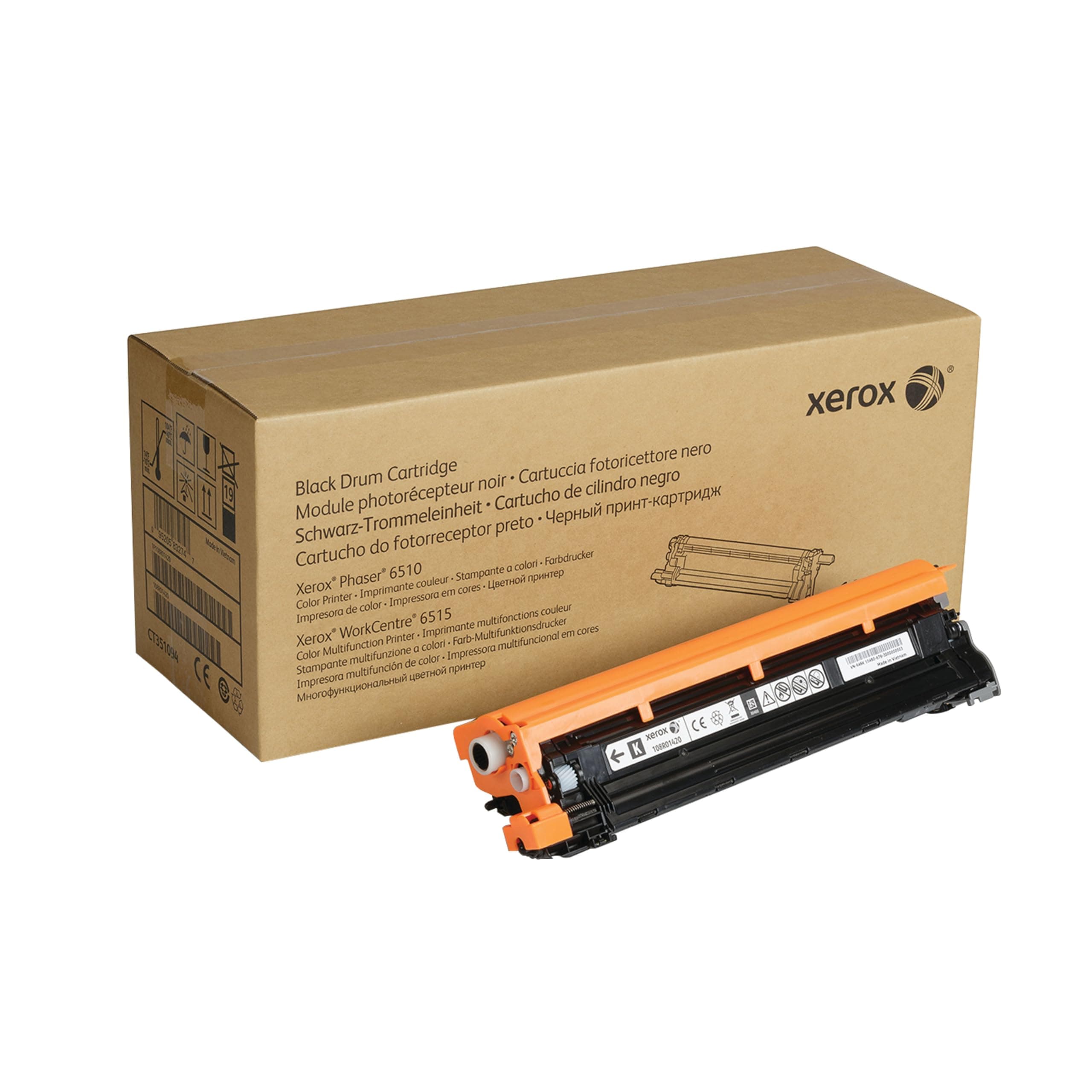 Xerox 108R01420 Genuine Black Drum Cartridge - 48,000 Pages for use in Phaser 6510, WorkCentre 6515