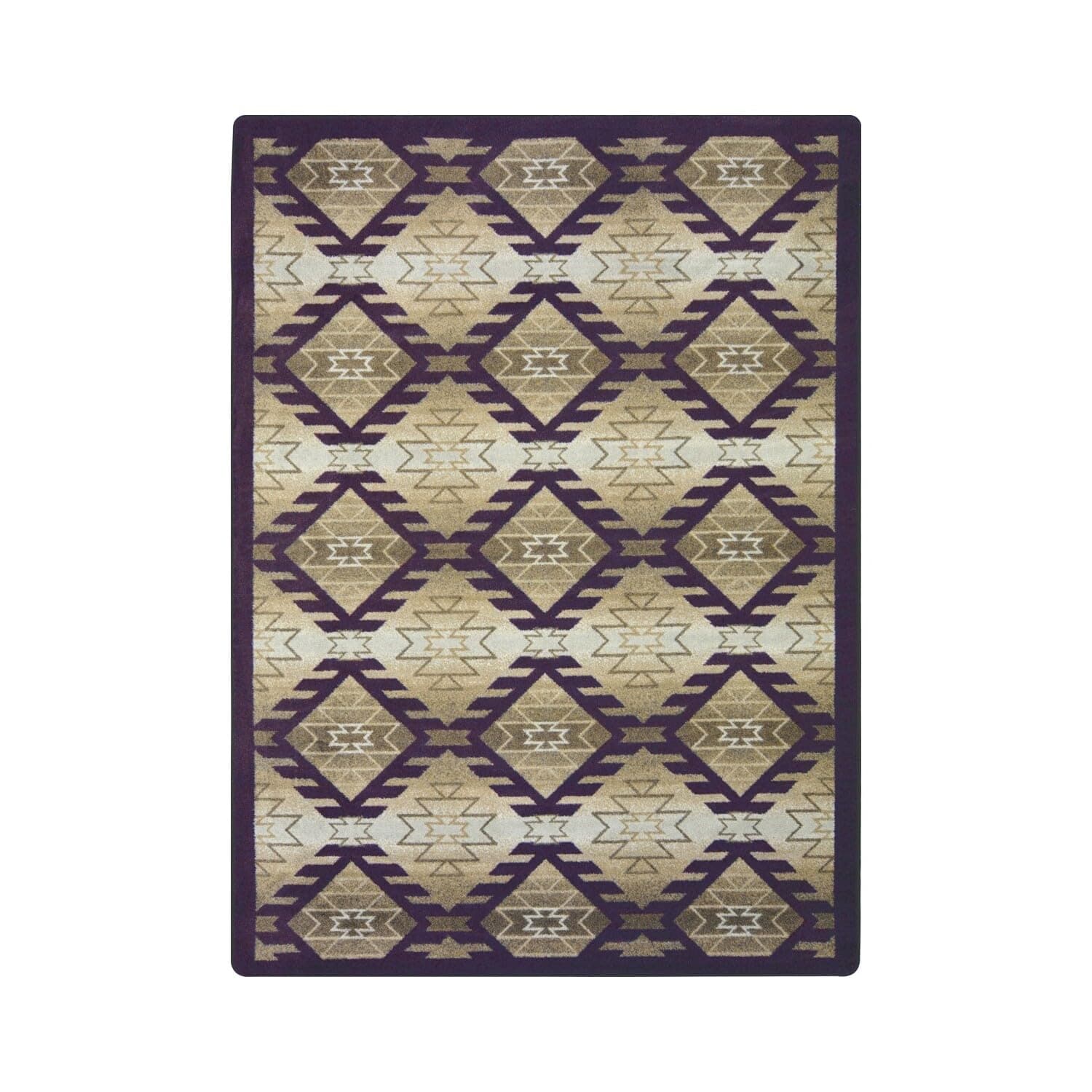 Joy Carpets Kaleidoscope Canyon Ridge Whimsical Area Rugs, Twilight