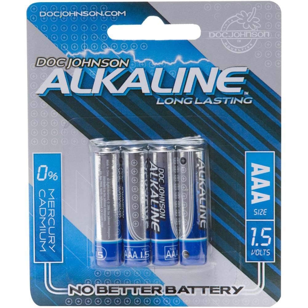 Doc Johnson Alkaline Batteries AAA Pack, 4 Count