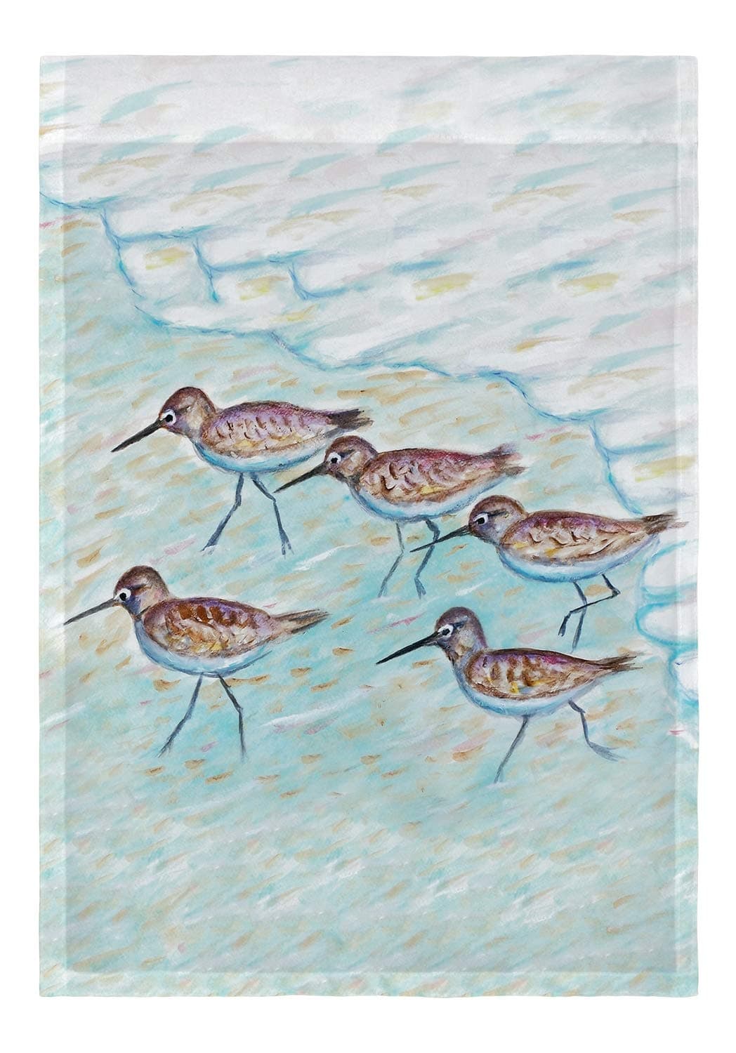 Betsy Drake Sandpipers Flag 12.5x18