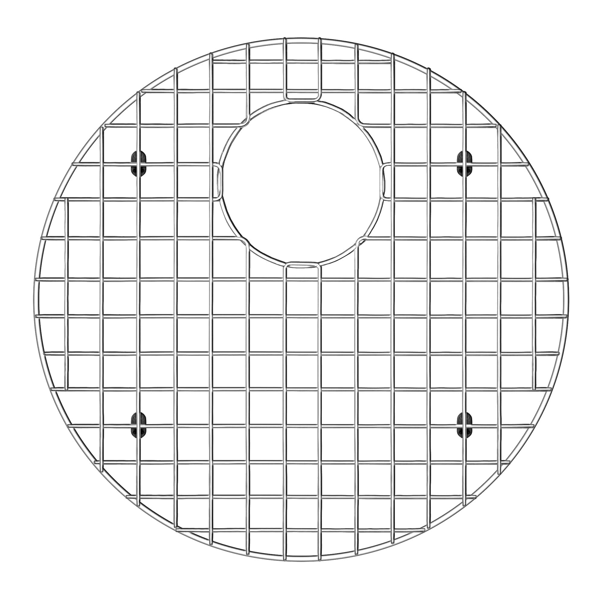 Whitehaus Collection WHN16AG Accessories Kitchen Grid, Stainless Steel