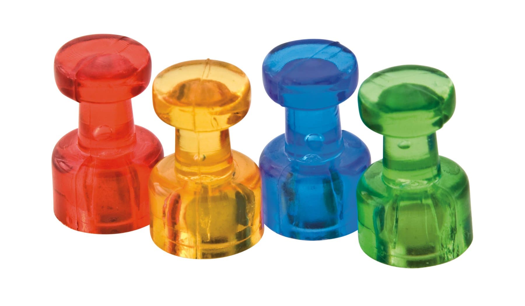 Baumgartens Kaleidoscope Magnets, Small, Translucent, Pack of 8