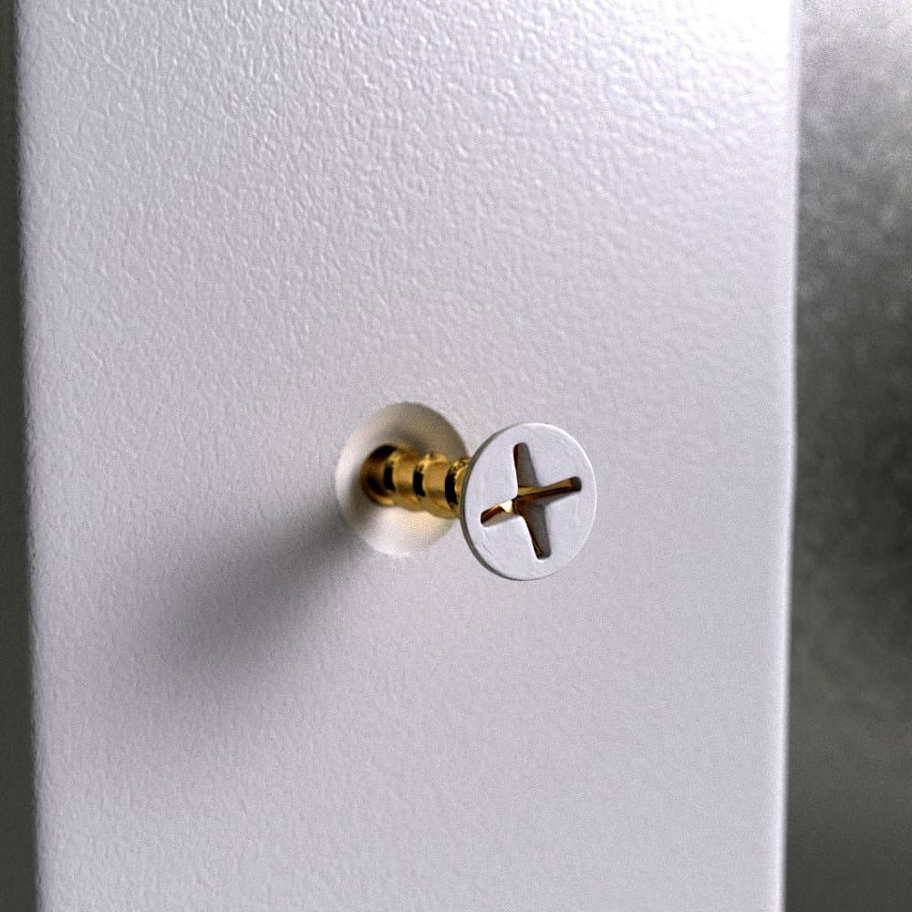 Valterra A77046 Nu Tru White Screw for Window Frames, (Bag of 100)