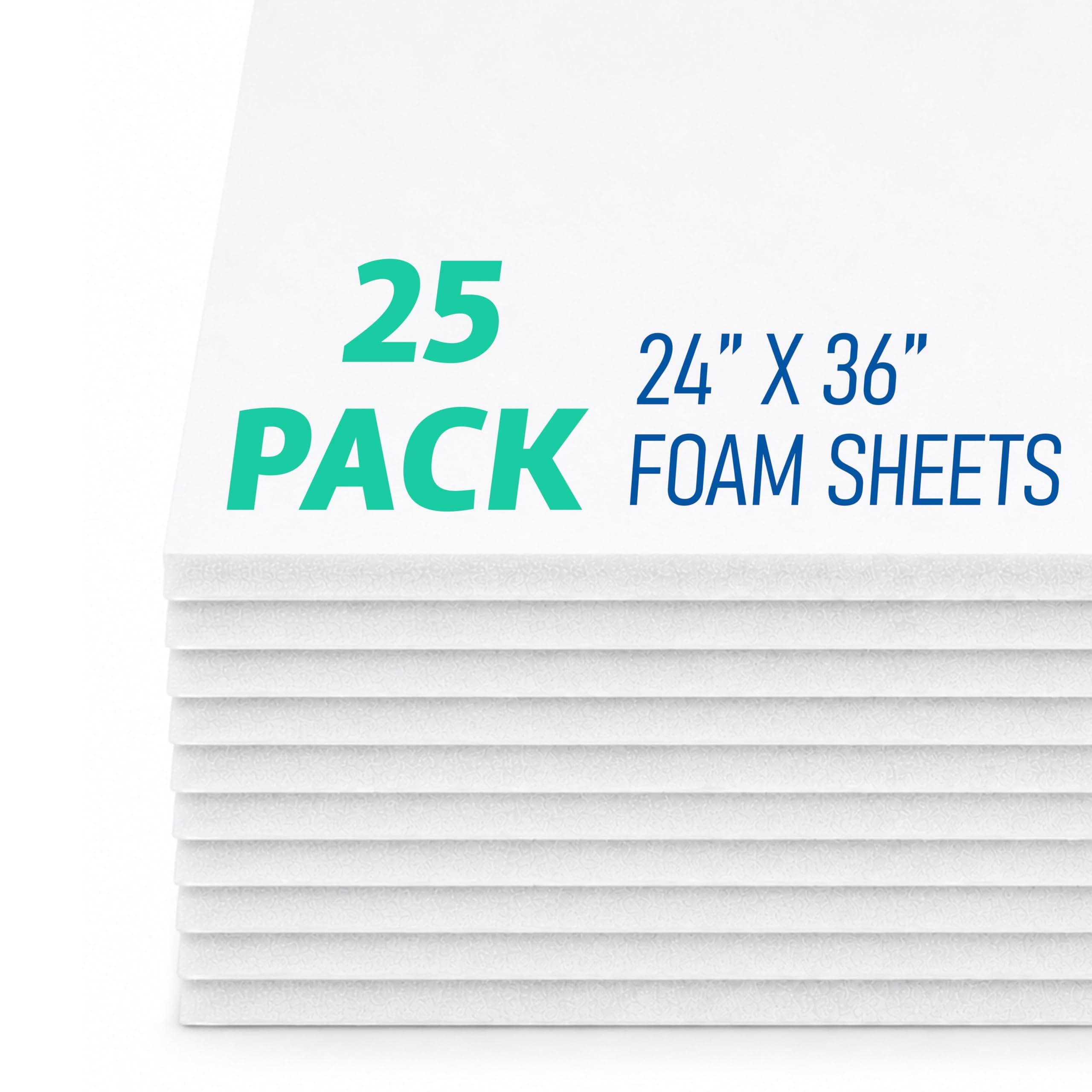Flipside Products 24" x 36" White Foam Board, Arts and Crafts, 3/16" Thick, Presentations, Large Signboards, Backing Board, Display, Pack of 10