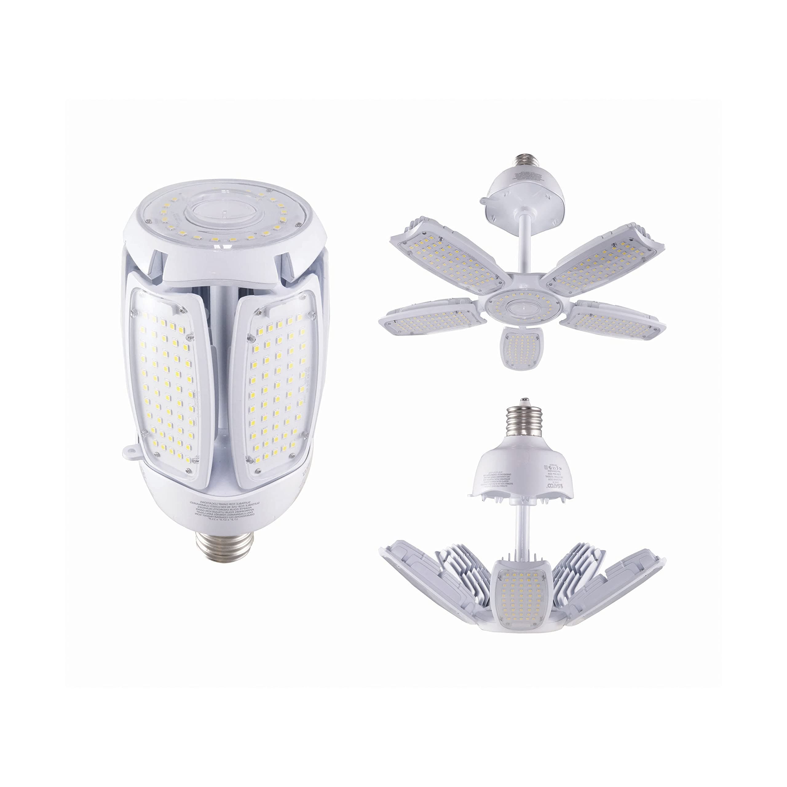 Satco S39752 Hi-Pro Multi-Beam LED Lamp, EX39 Base, 60 Watts, 5000K