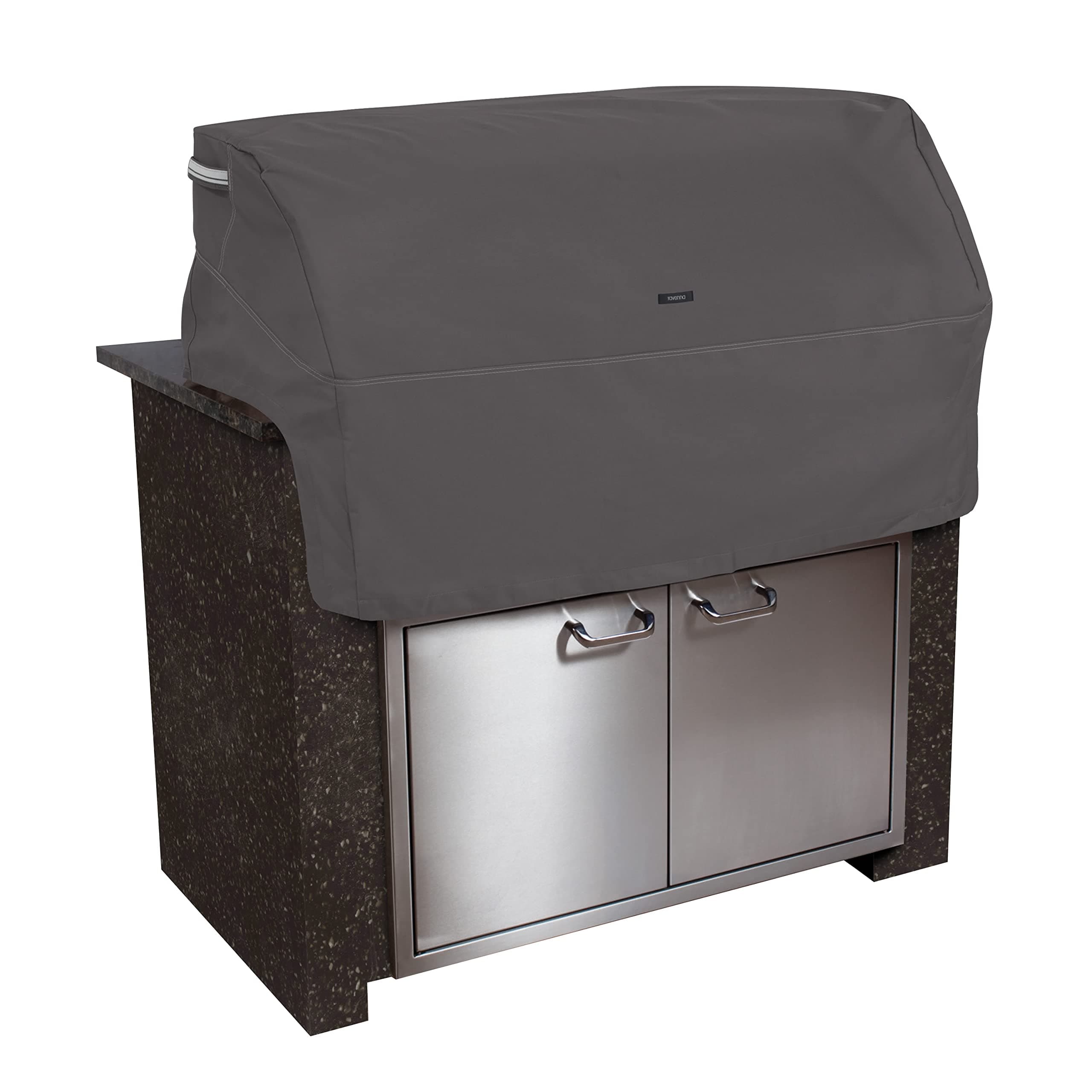 Classic Accessories 55-325-025101-EC Ravenna Cover for Built-in Grills, Small, Taupe
