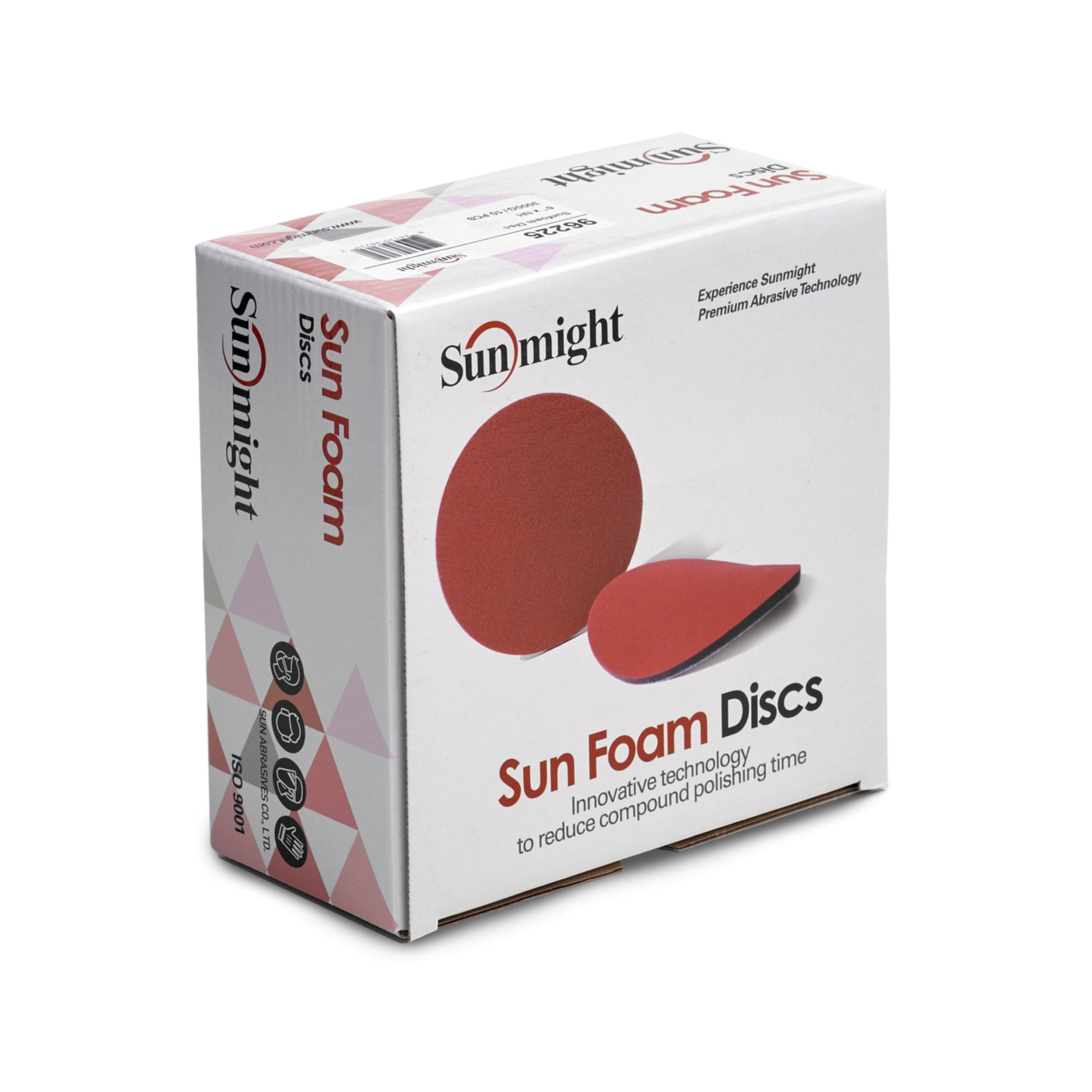Sunmight Sunfoam Grip No Hole 3 Inch Sanding Discs - 2000 Grit Wet Dry Sandpaper for Car Paint, Headlight, Metal, Wood - Hook & Loop for Orbital & DA Sanders - Polishing & Finishing Abrasive (20 Pcs)