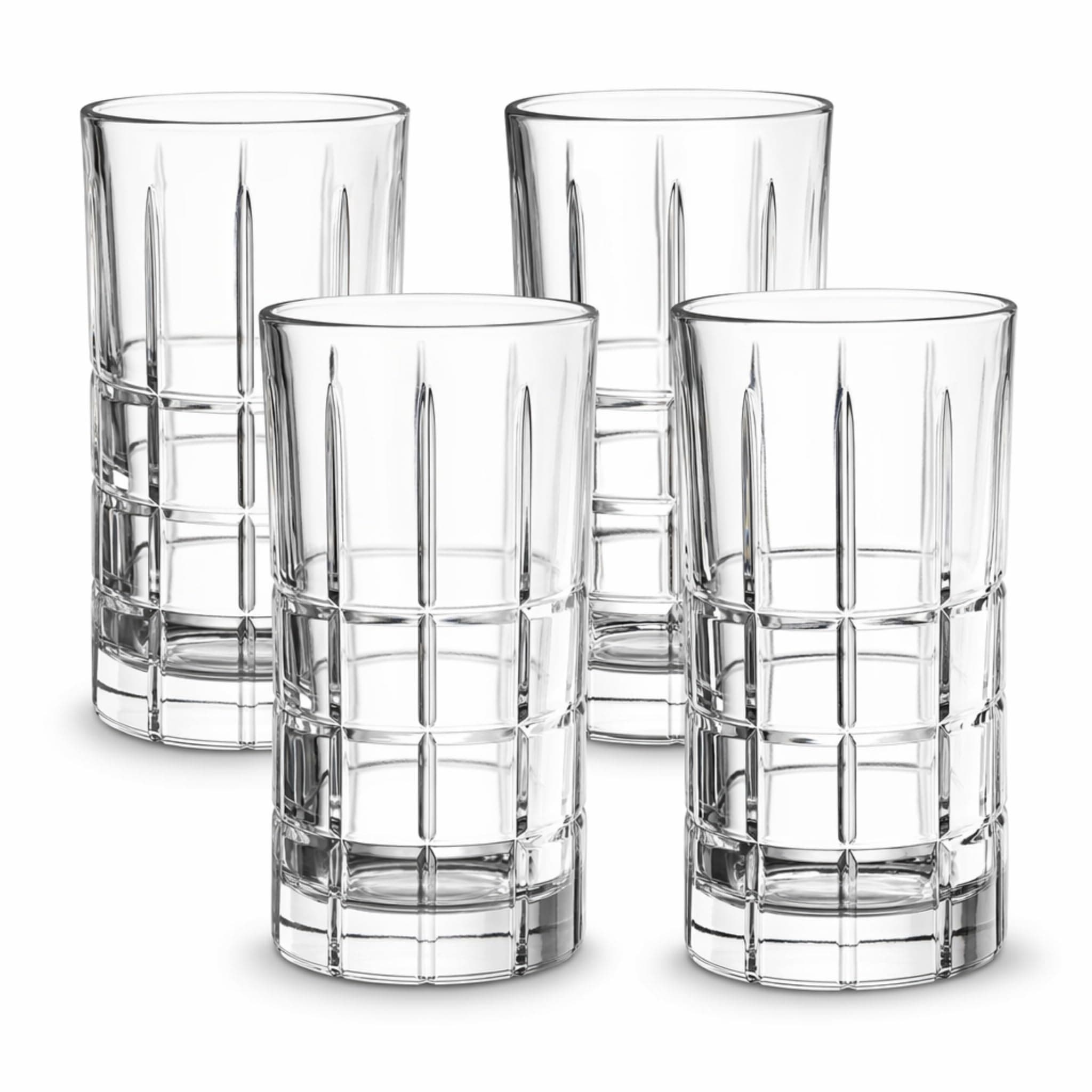Anchor Hocking Manchester Drinking Glasses (4-Pieces, 16-ounce, dishwasher safe)