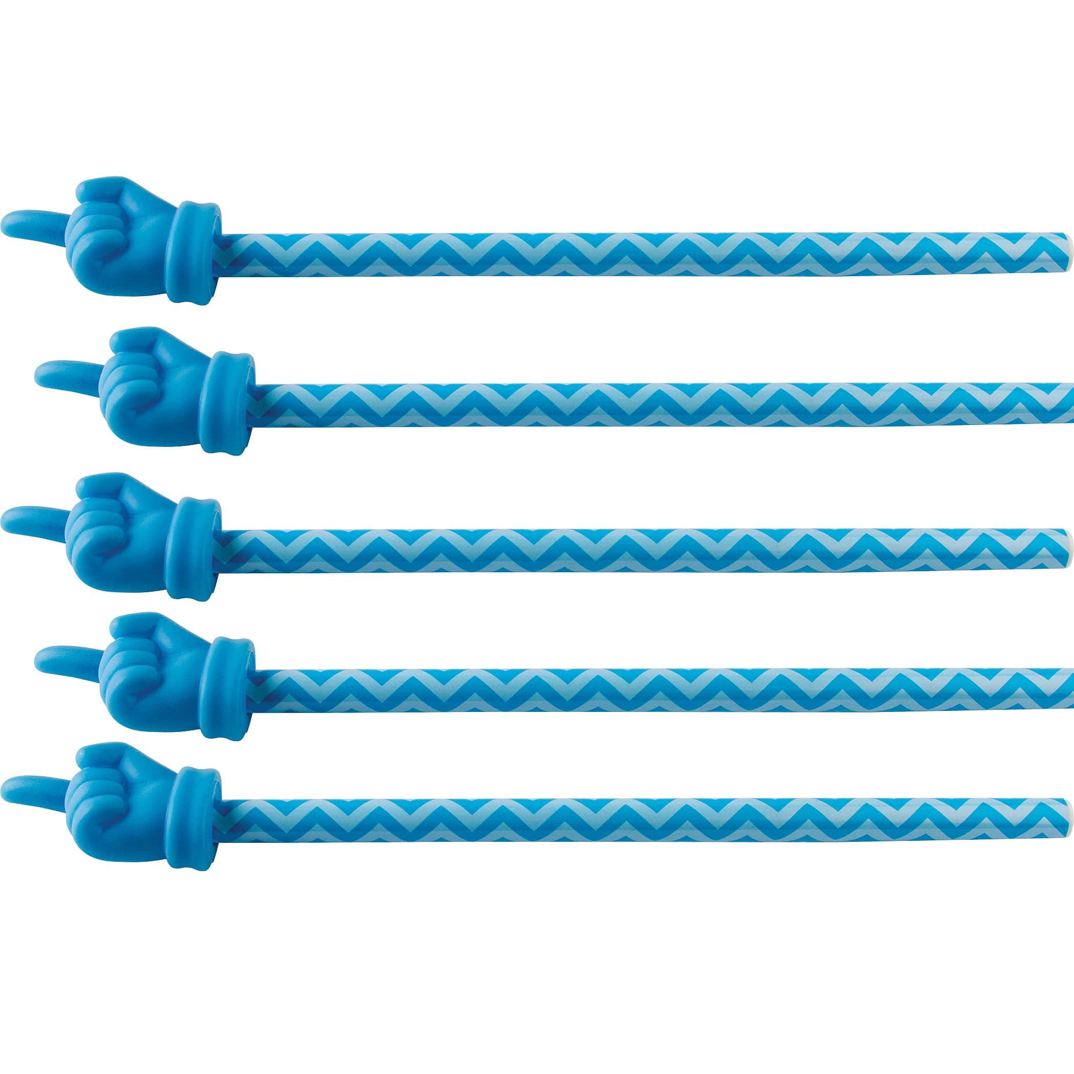 Teacher Created Resources Aqua Chevron Hand Pointer, Pack of 5