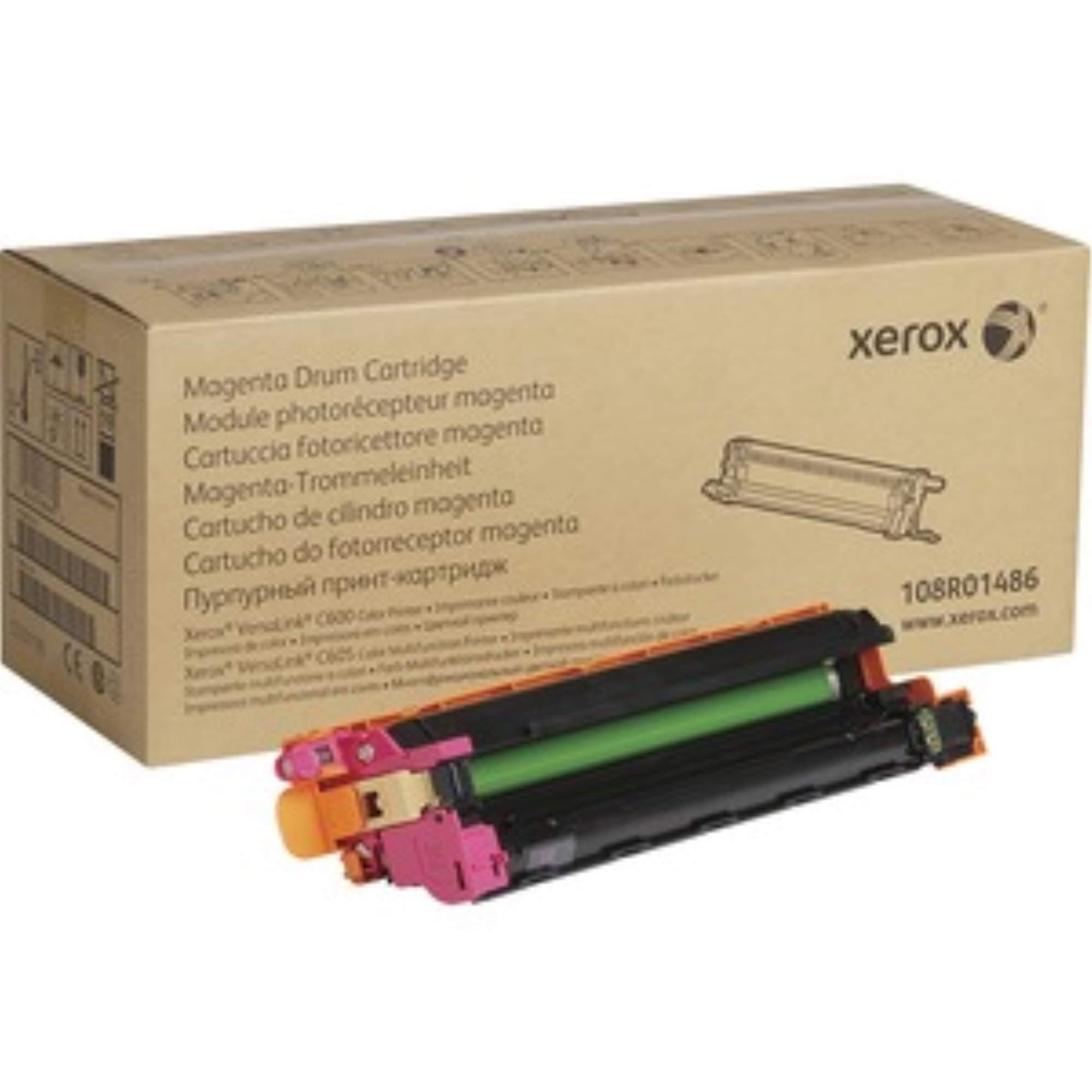 Xerox Genuine Magenta Drum Cartridge 108R01486-40 000 Pages for use in VersaLink C600/C605 Toner