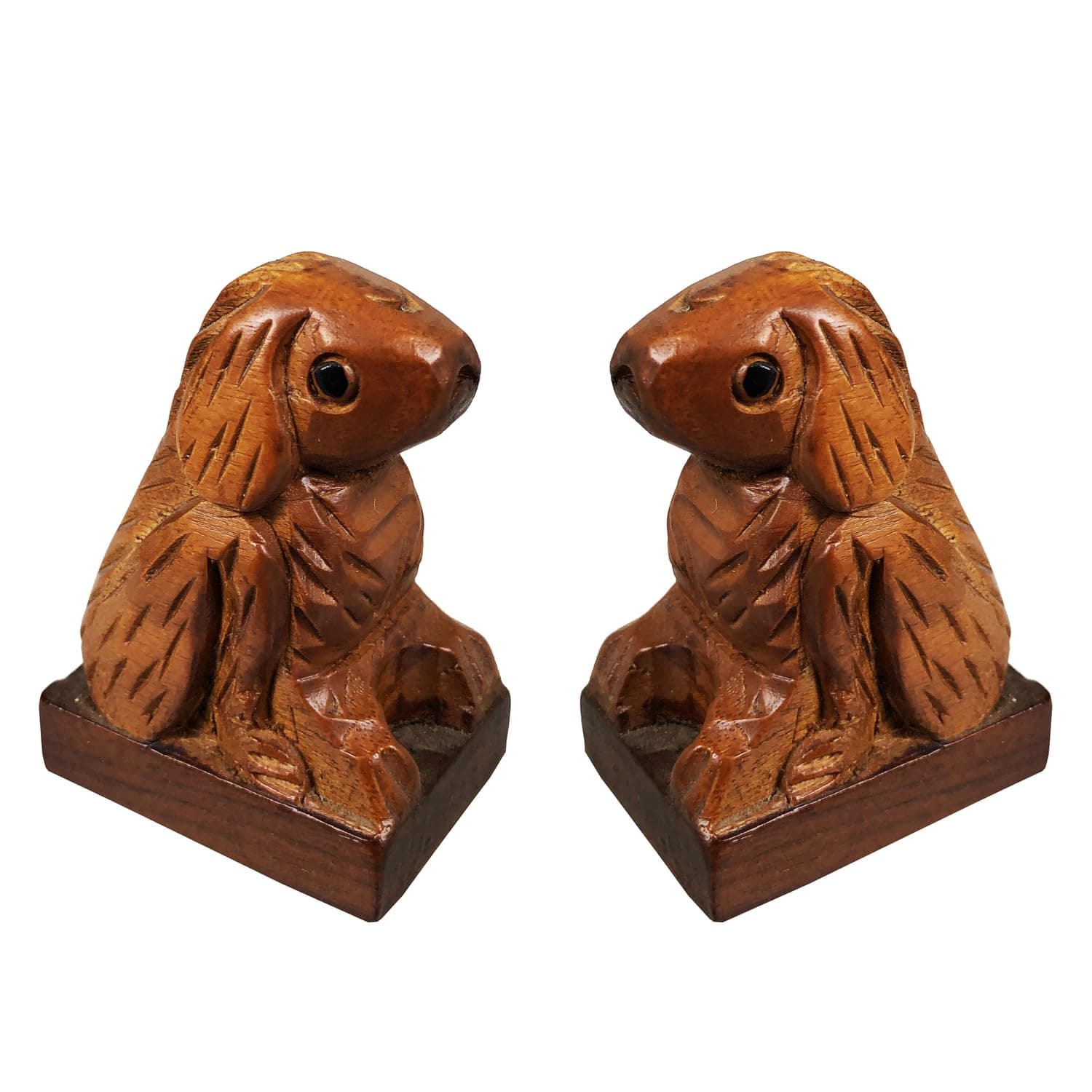 D-Art Collection Dog Mini Statue Set 2 pcs Handmade Figurine