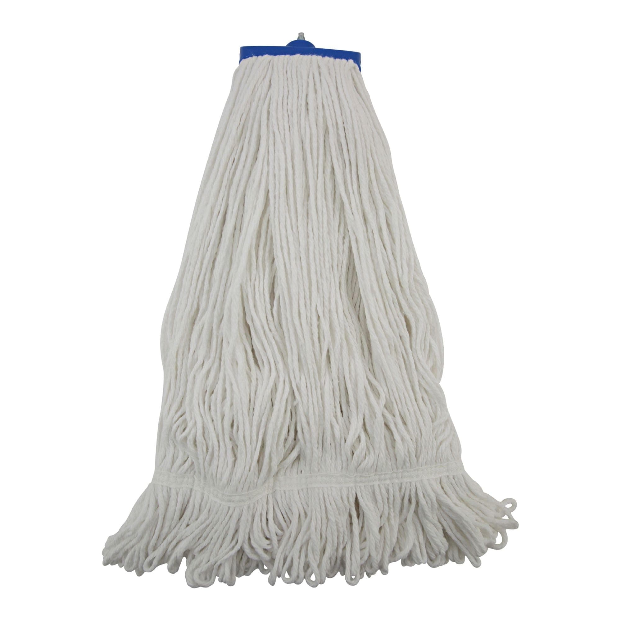 Boardwalk BWK824R 24 oz. Lie-Flat Rayon Fiber Mop Head - White (12/Carton)