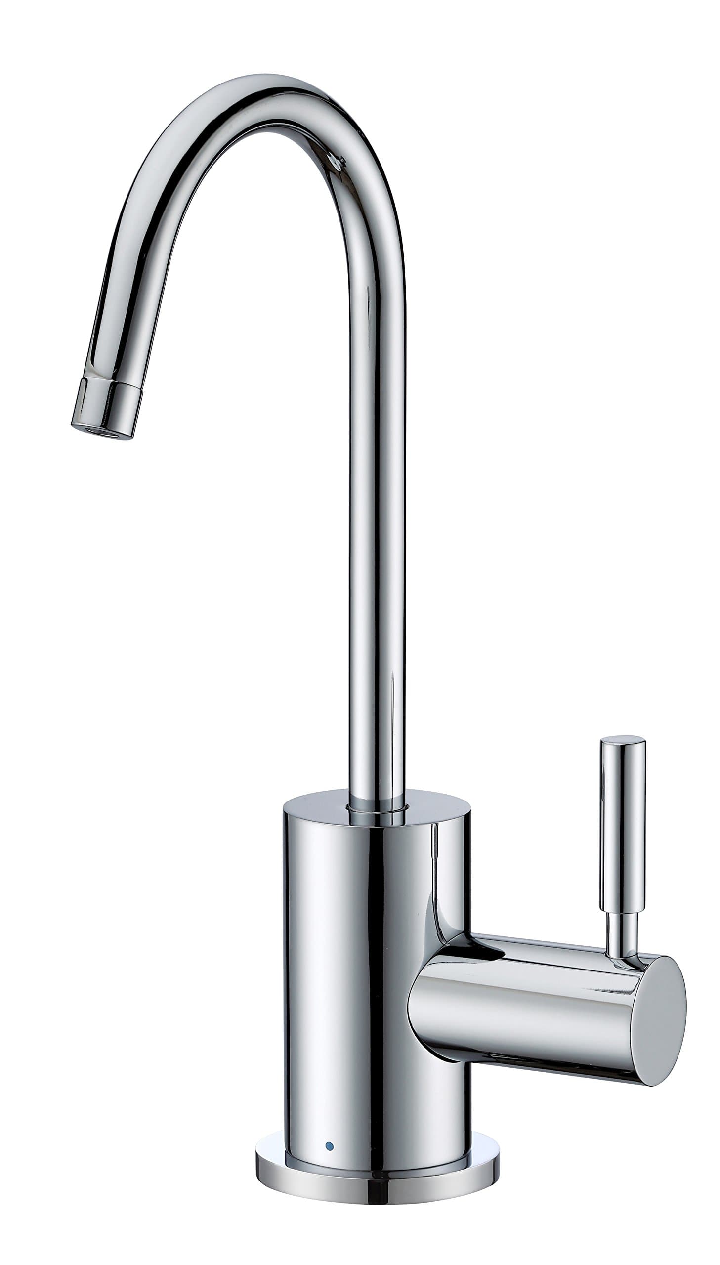 Whitehaus Collection WHFH-C1010-C Forever Hot Point of Use Cold Water Faucet with Contemporary Spout Polished Chrome