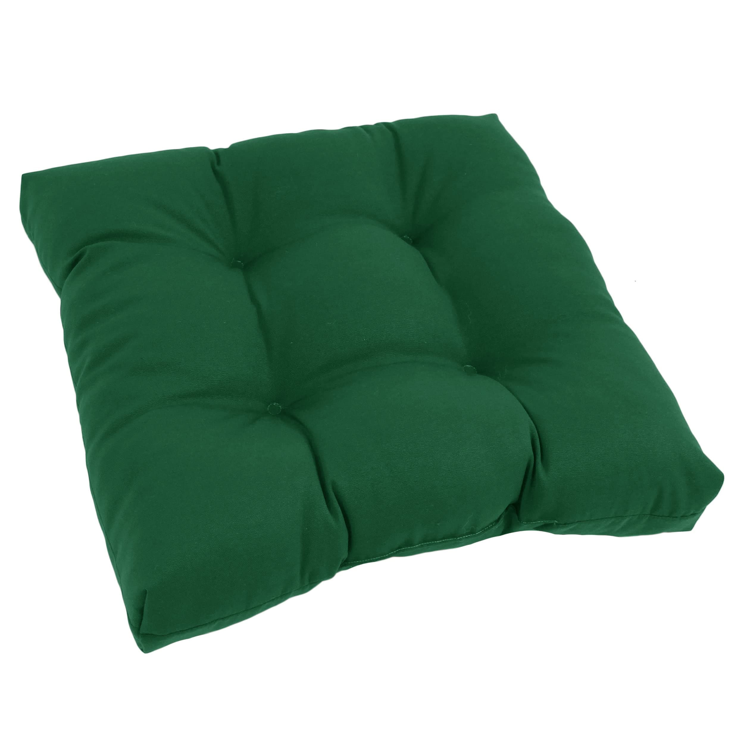 Blazing Needles 19-inch Twill Square Chair Cushion, 19" x 19", Natural