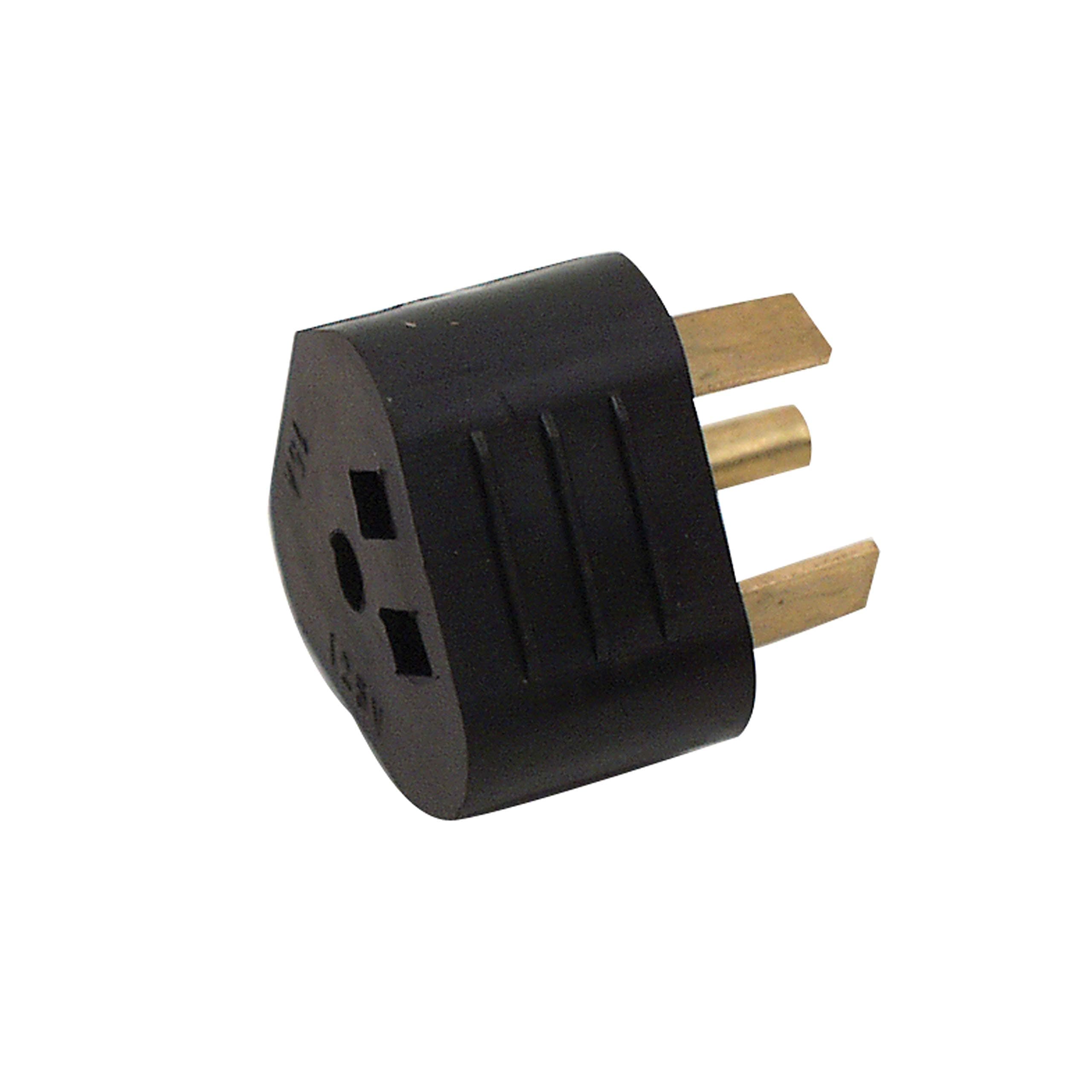 Valterra RV Temporary Adapter 30 AMP Male to 15 AMP Female Triangle *BU2011*