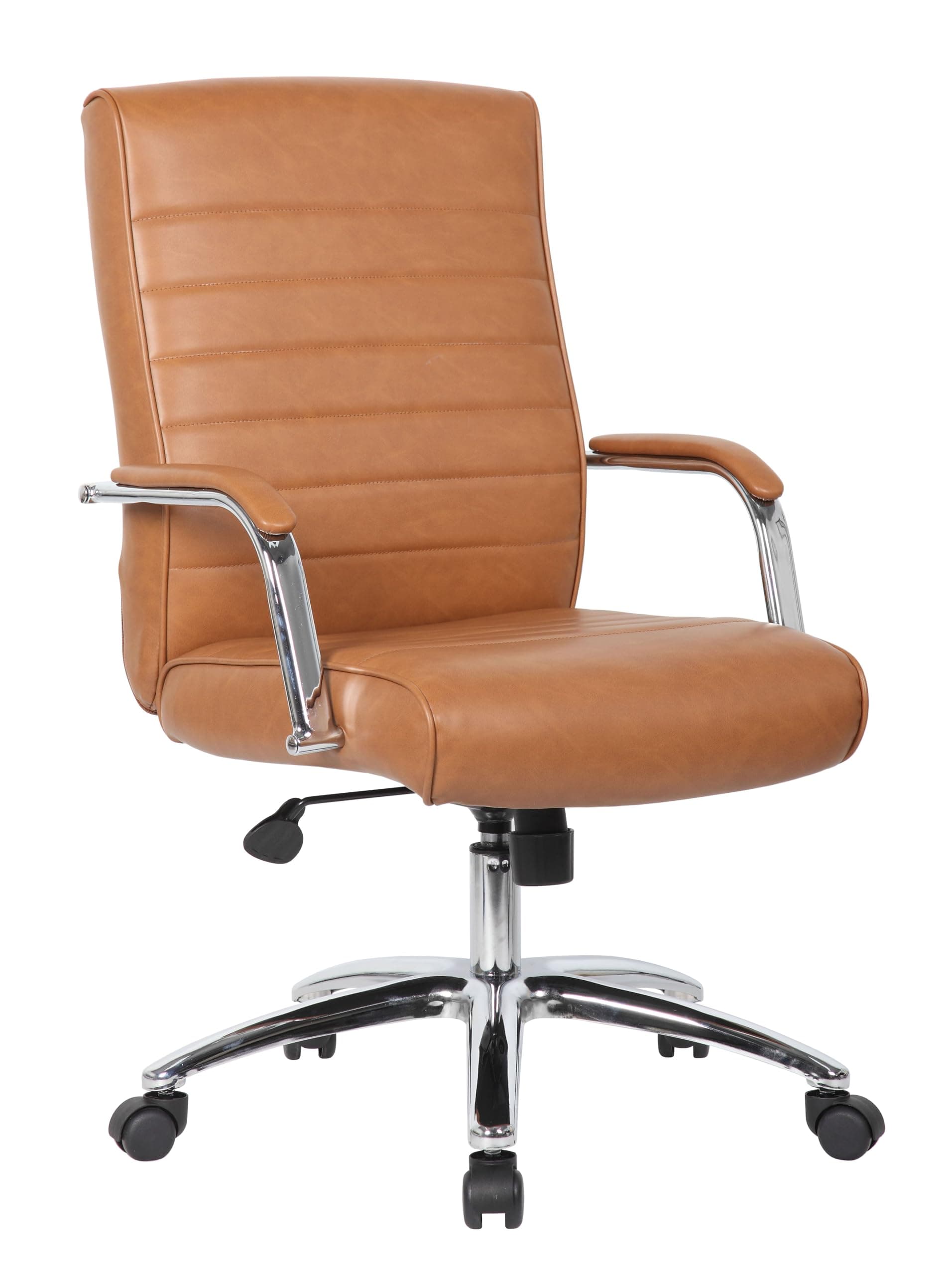 Boss Office Products Modern Executive Conference Chair, Caramel