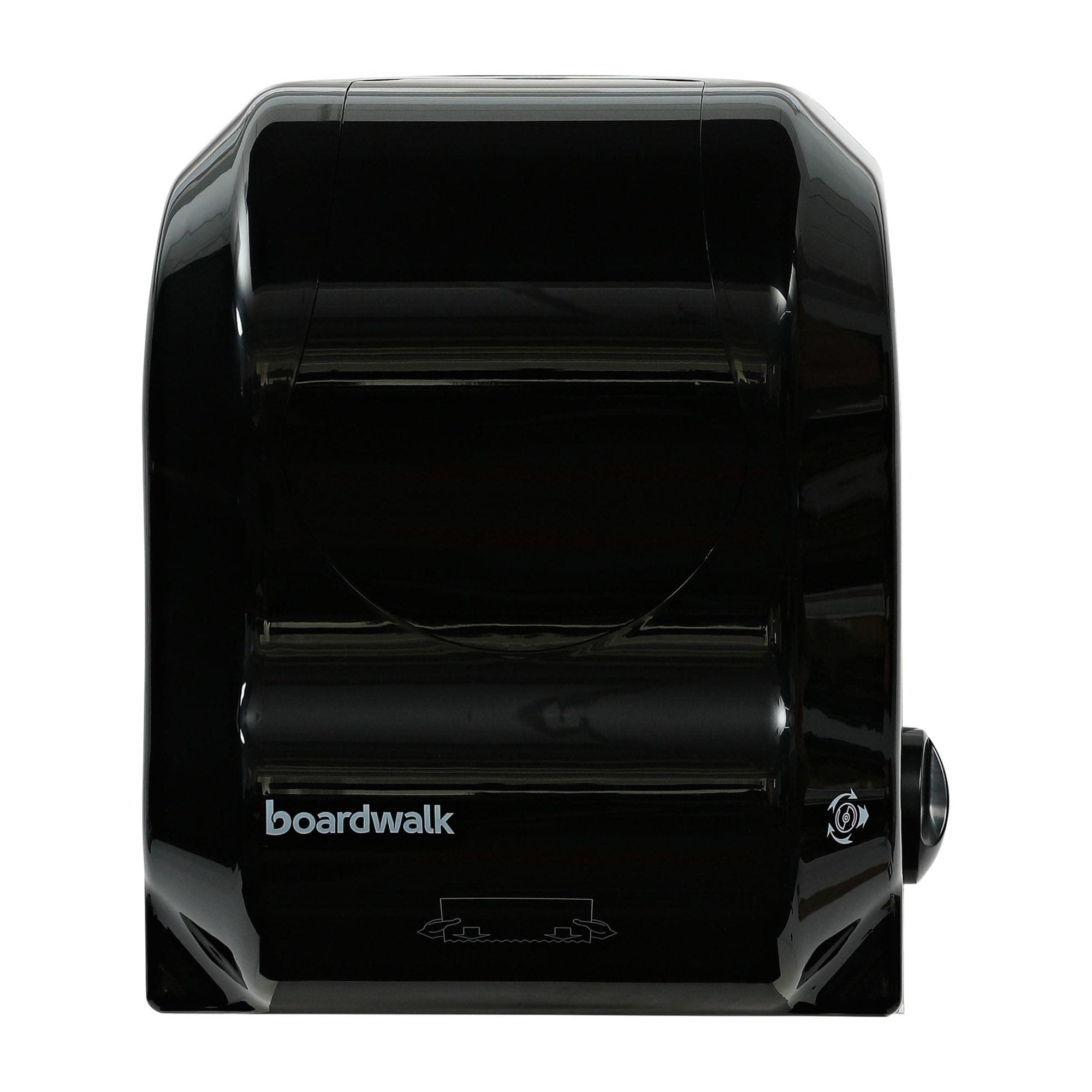 Boardwalk T7470BKBW Hands-Free Mechanical 13.25 in. x 10.25 in. x 16.25 in. Towel Dispenser - Black