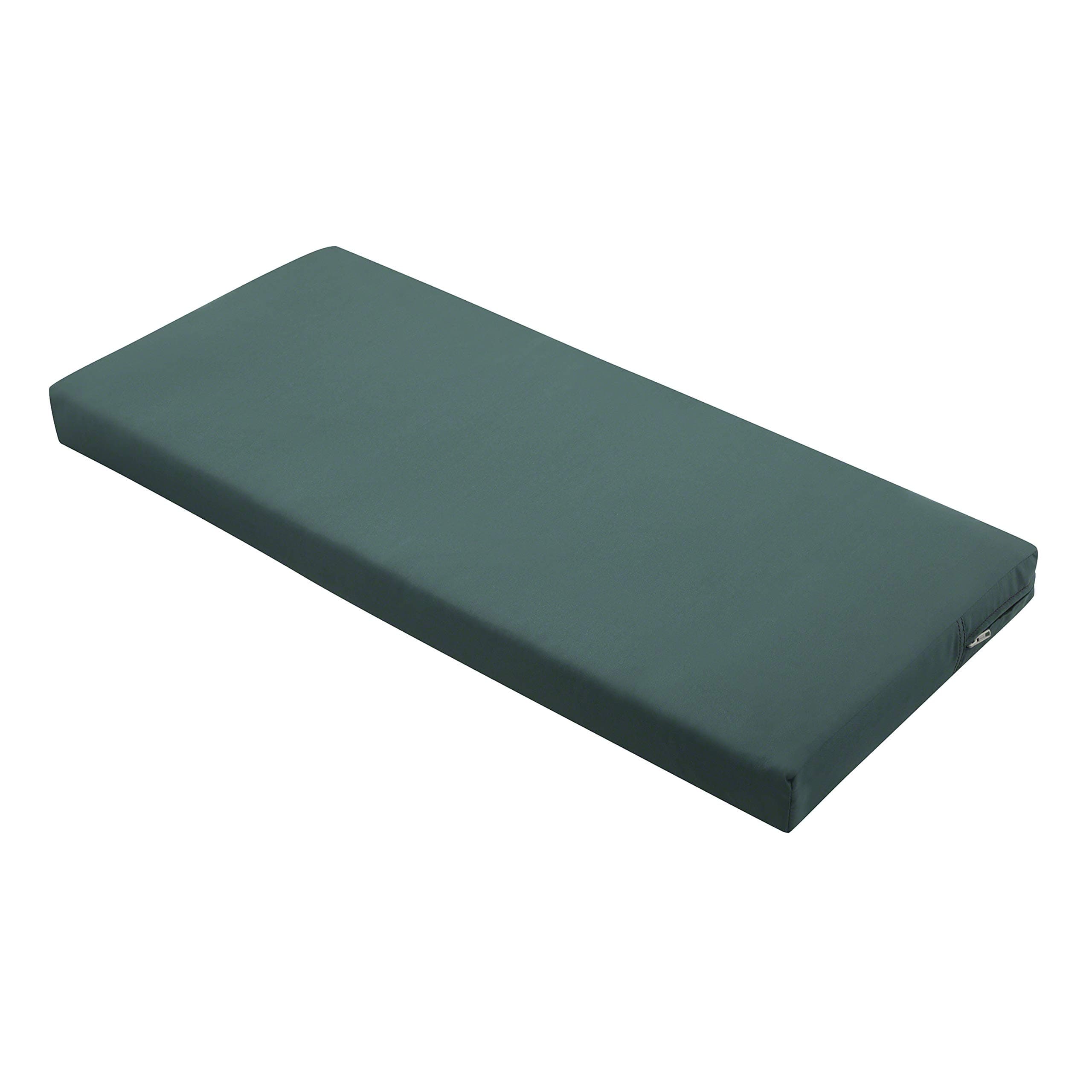 Classic Accessories Ravenna Outdoor Patio Bench/Settee Cushion, Mallard Green, 42" W x 18" D x 3" T