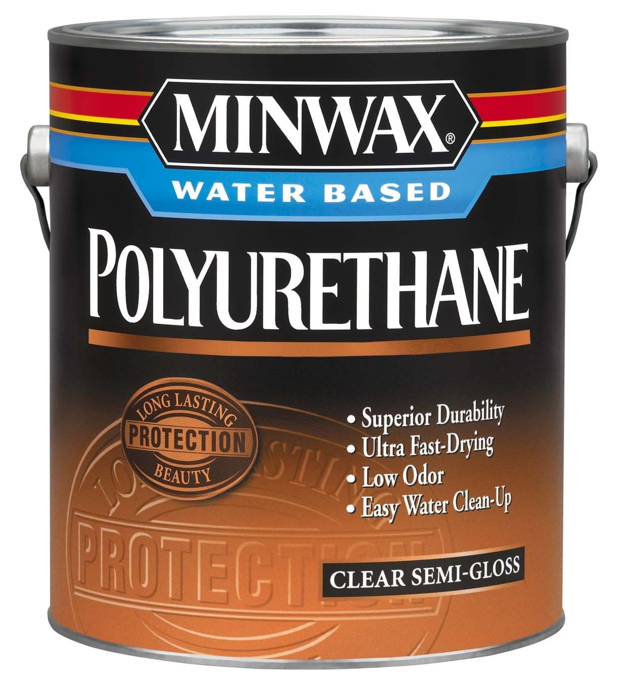 Minwax Water Based Clear Semi-Gloss Polyurethane Water Based 1 Gl