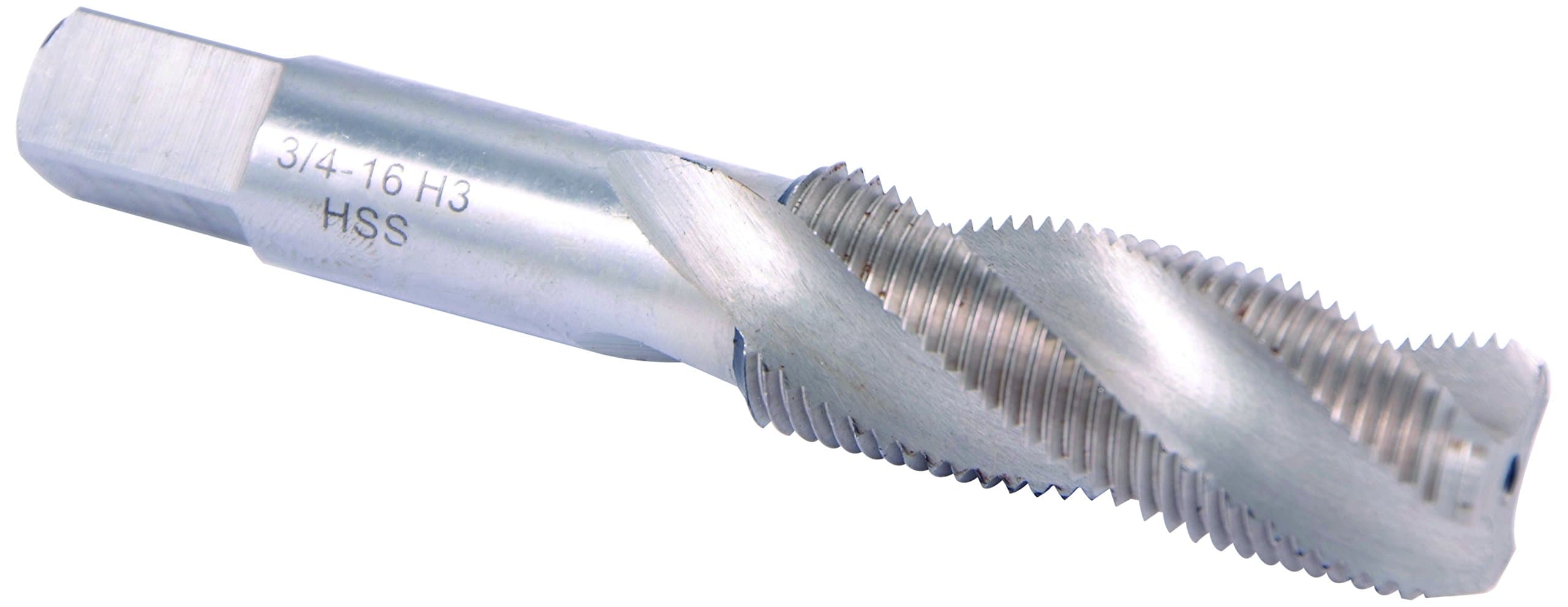 HHIP 1011-8621 1/2-13NC H3 3 Flute HSS Spiral Flute Tap Bottom