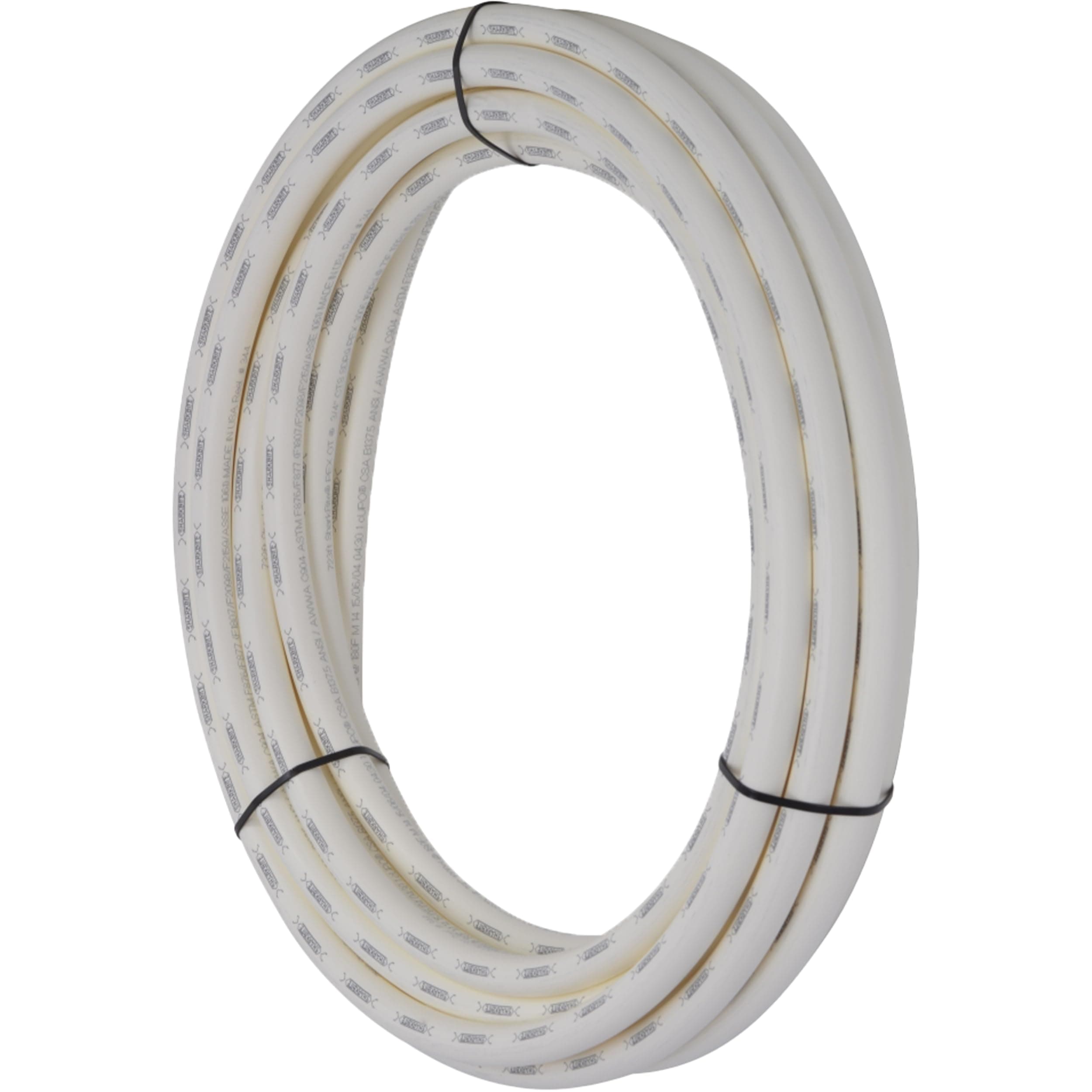 Sharkbite U870W50 PEX Pipe 3/4 Inch, White, Flexible Water Pipe Tubing, Potable Water, Push-to-Connect Plumbing Fittings, 50 Feet Coil of Piping