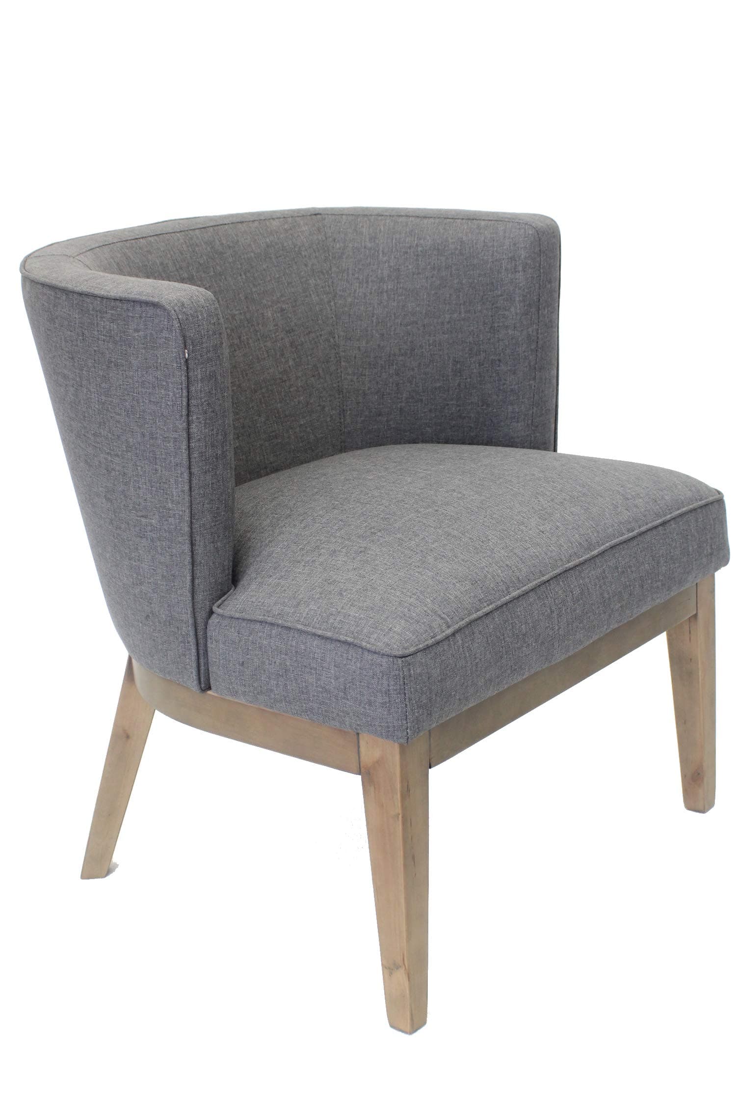 Boss Office Products (BOSXK Ava Drift Accent Chair, Slate Grey, B529DW-SG