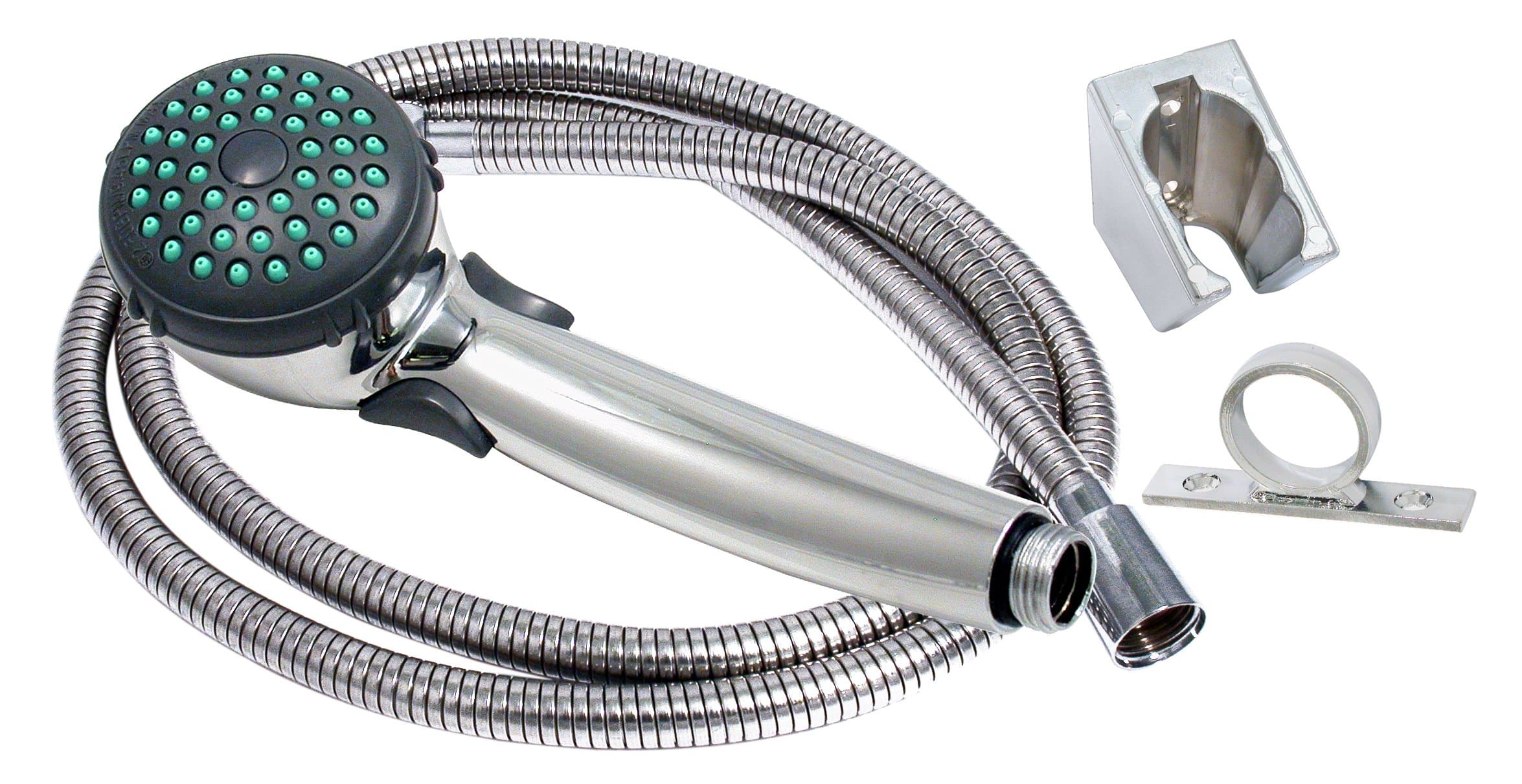 Valterra Phoenix Faucets by PF276045 Single-Function Handheld Shower Kit with Trickle Shut-Off - 60", Metal, Chrome