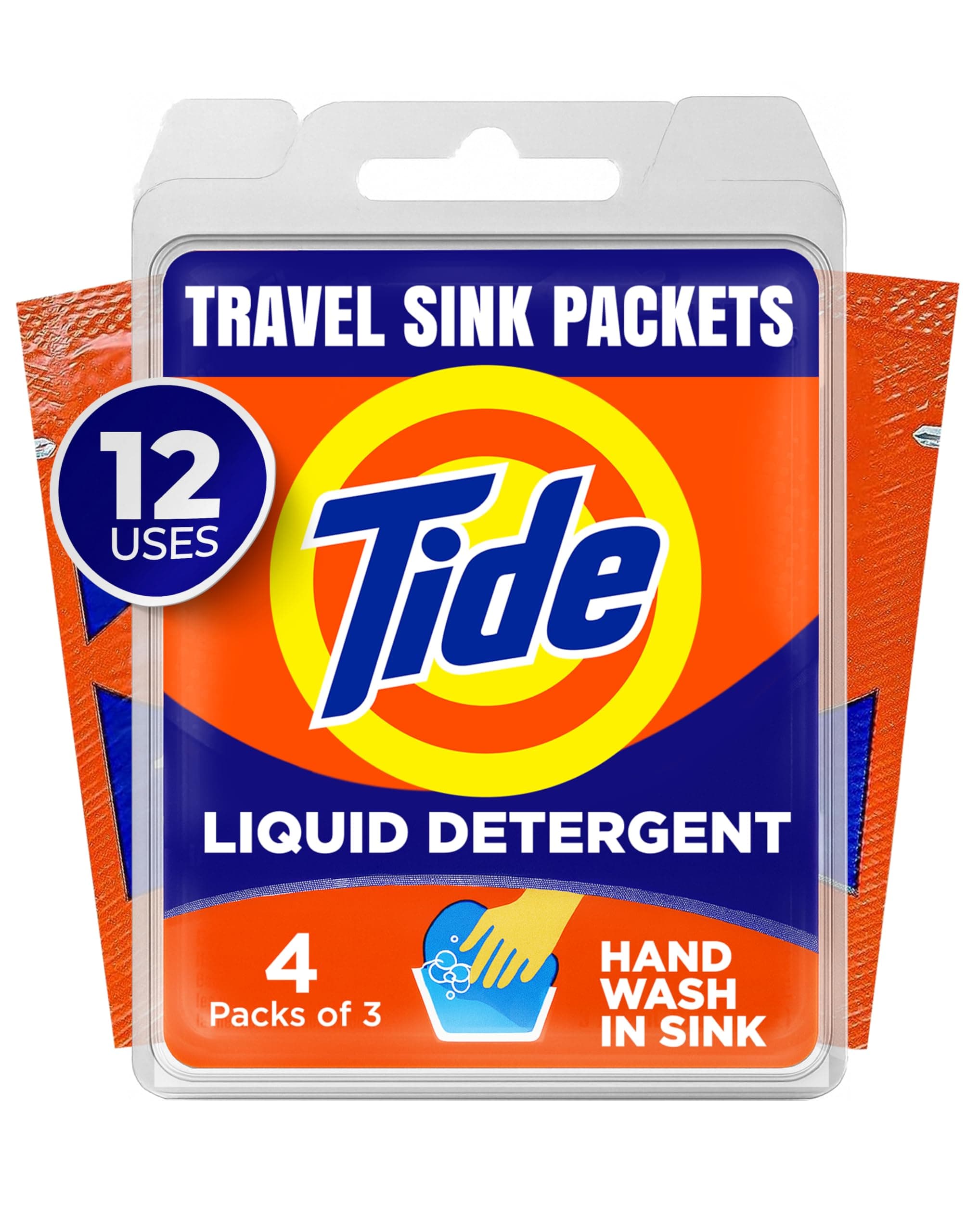 Tide Sink Pack Liquid Laundry Detergent, 0.51oz (Pack of 12)