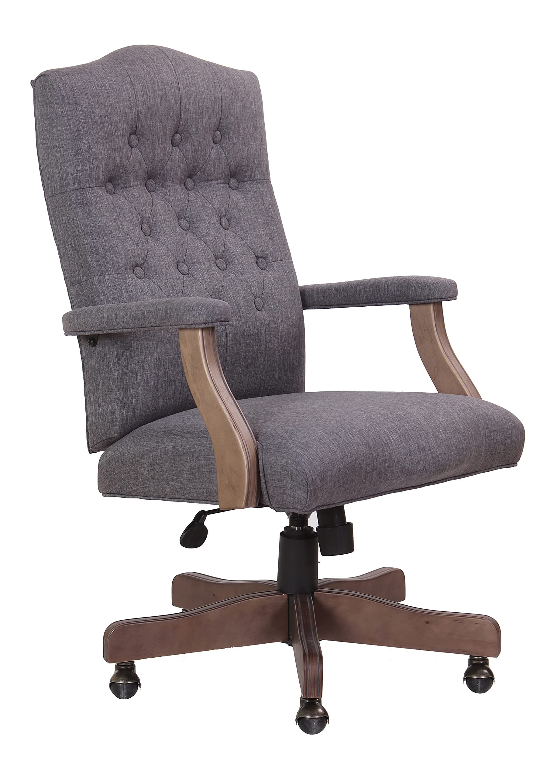 Boss Office Products Executive Commercial Swivel Chair, Slate Grey (B905DW-SG)