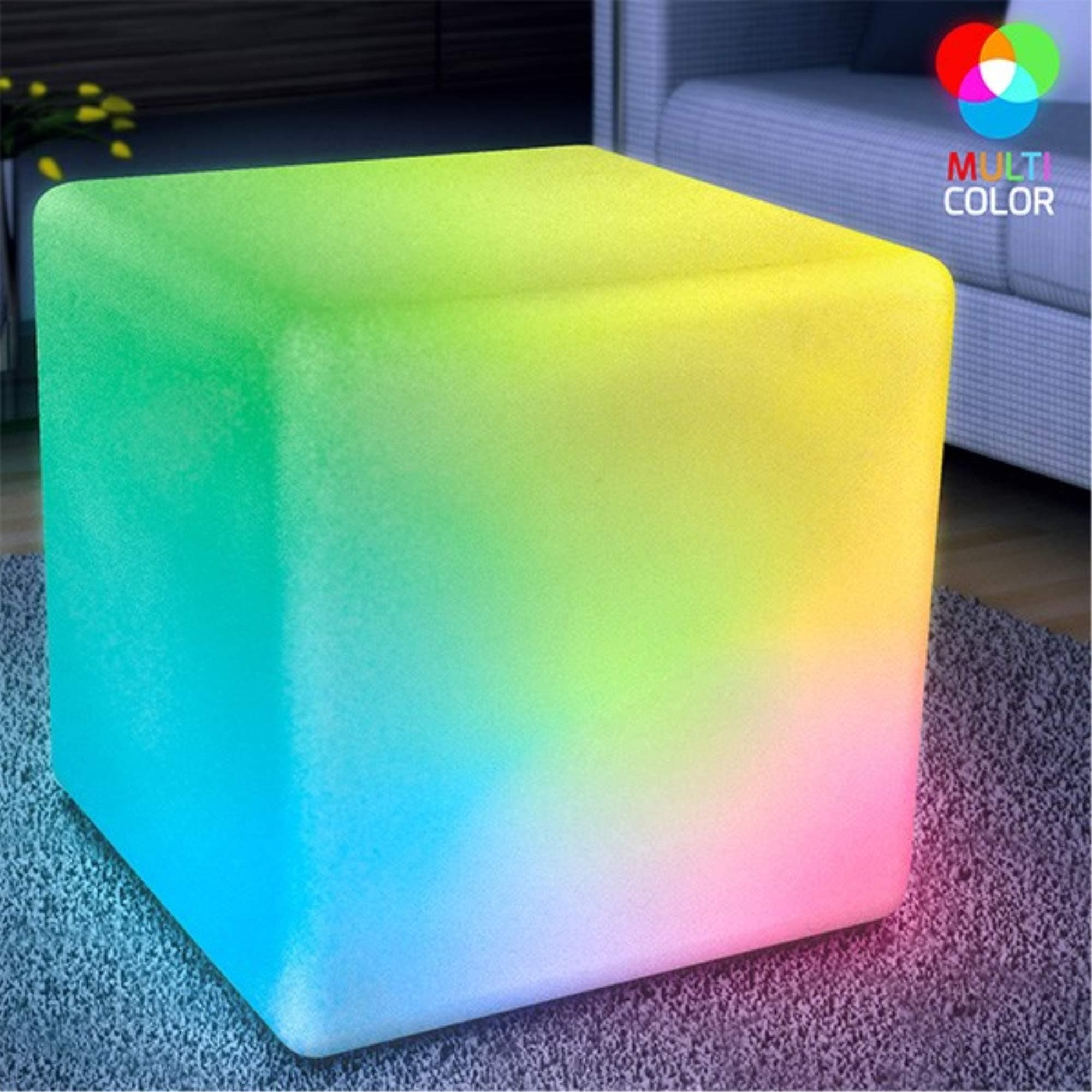 Blinkee Huge LED Cube Light Chair Stool Table Furniture