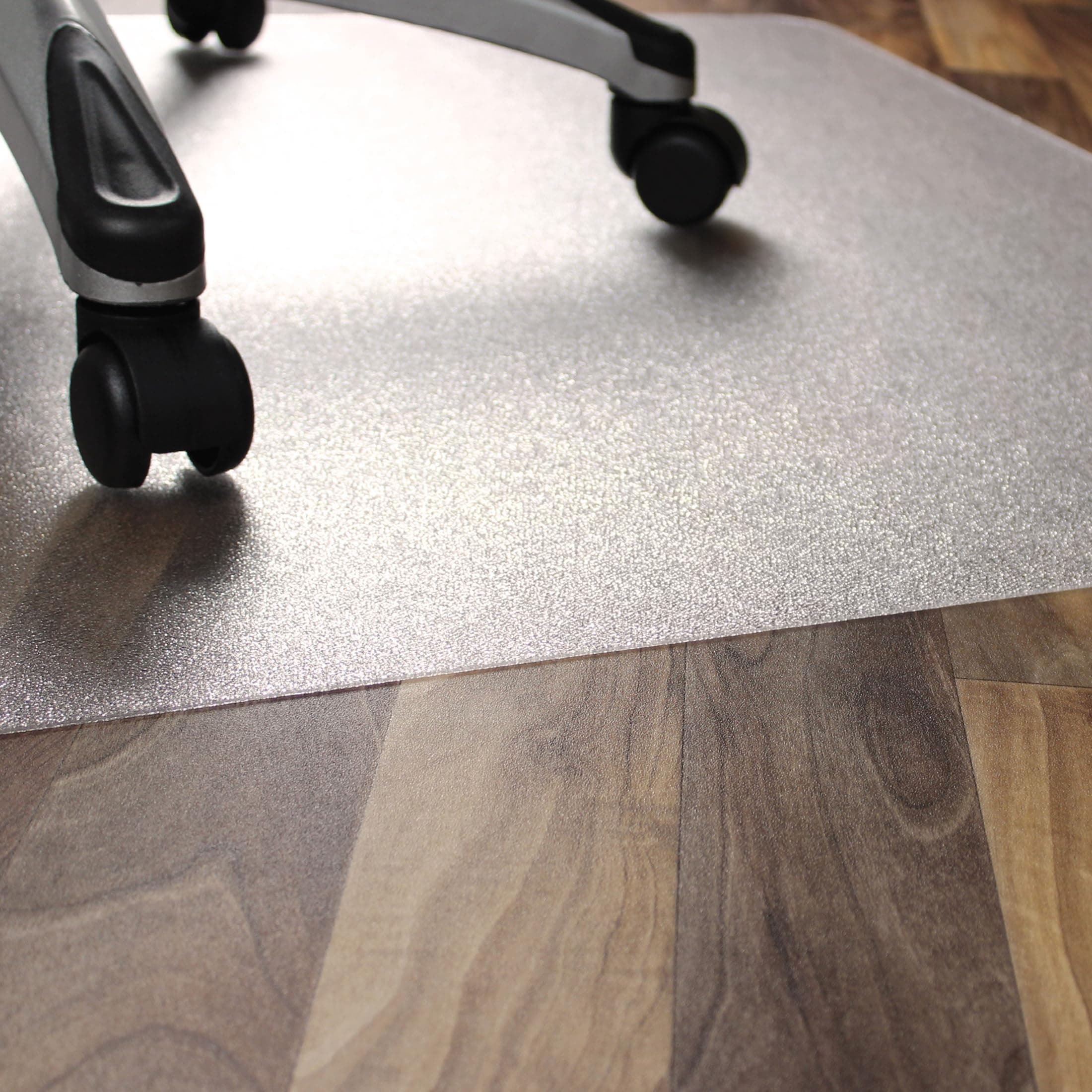 Floortex® BioPlus Strong Bio-Based Polycarbonate, Rectangular Chair Mat for Hard Floors - 35" x 47"