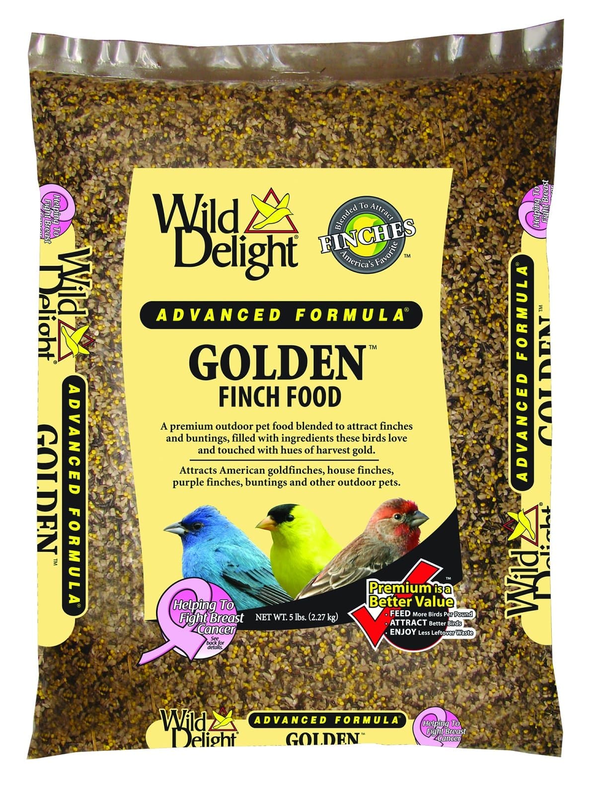 D & Commodities Ltd Wild Delight 373050 Advanced Formula Golden Finch Food