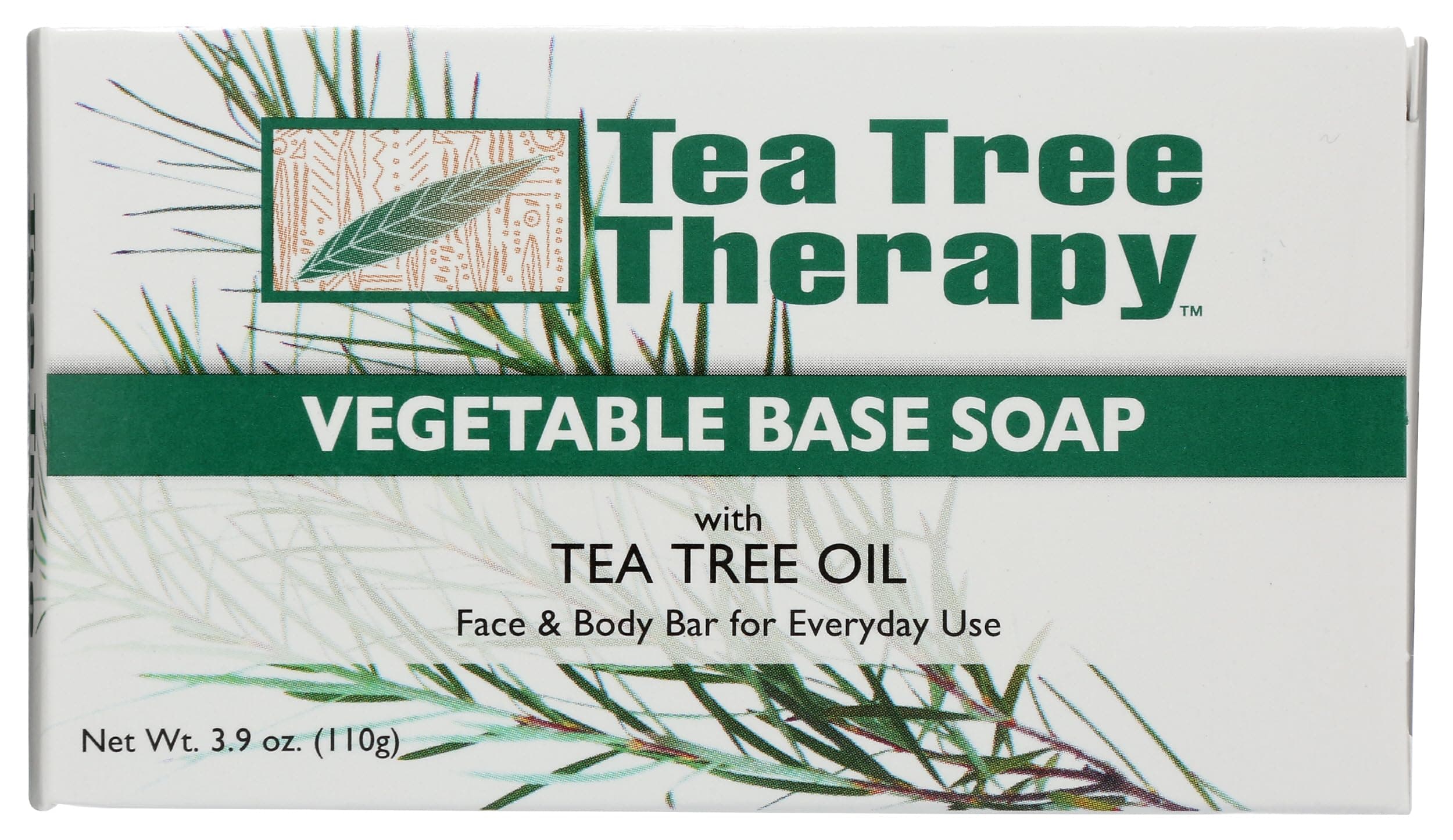 Tea Tree Therapy Vegetable Base Soap - 3.9 Oz