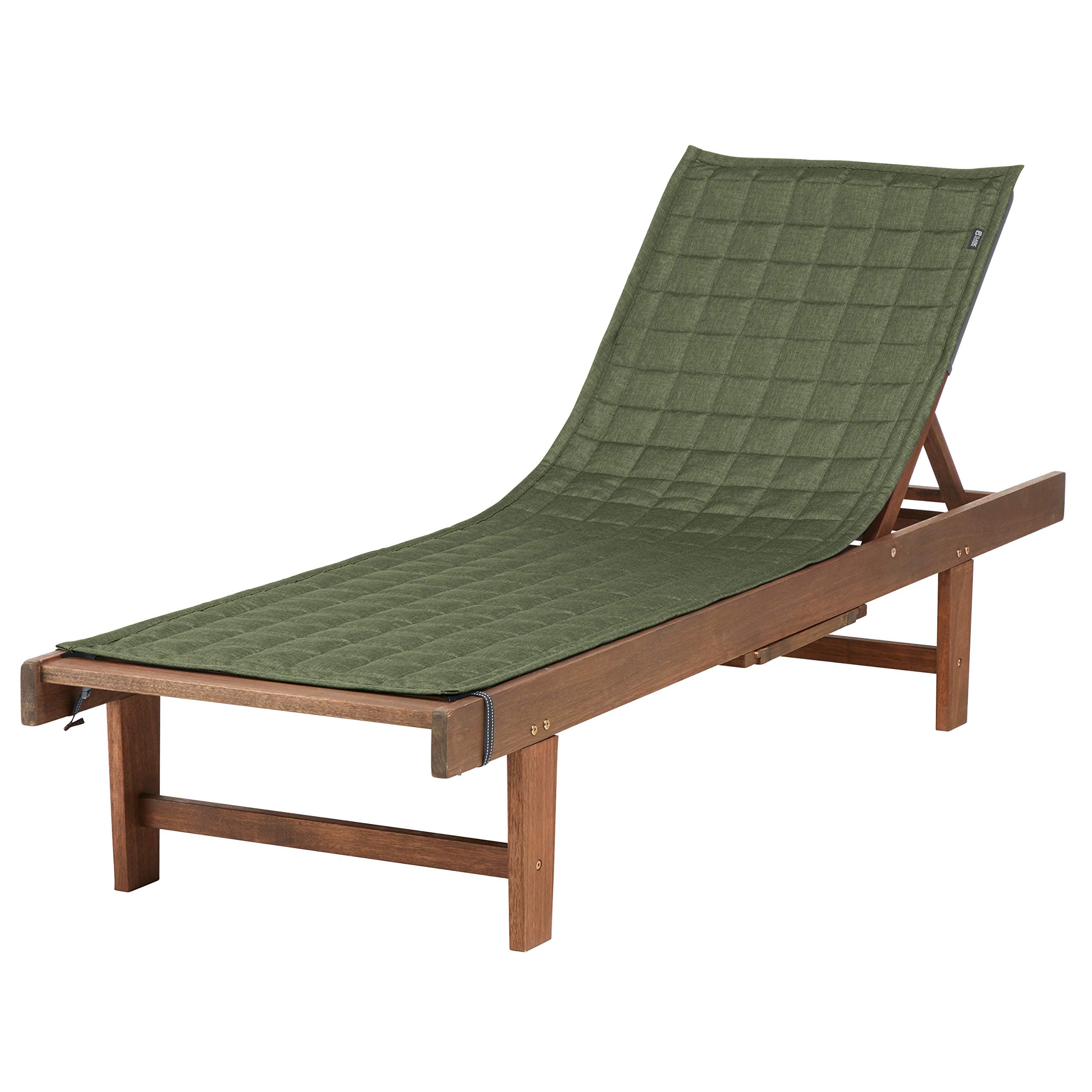 Classic Accessories Montlake FadeSafe Chaise Lounge Slip Cover, 72" x 21", Heather Fern