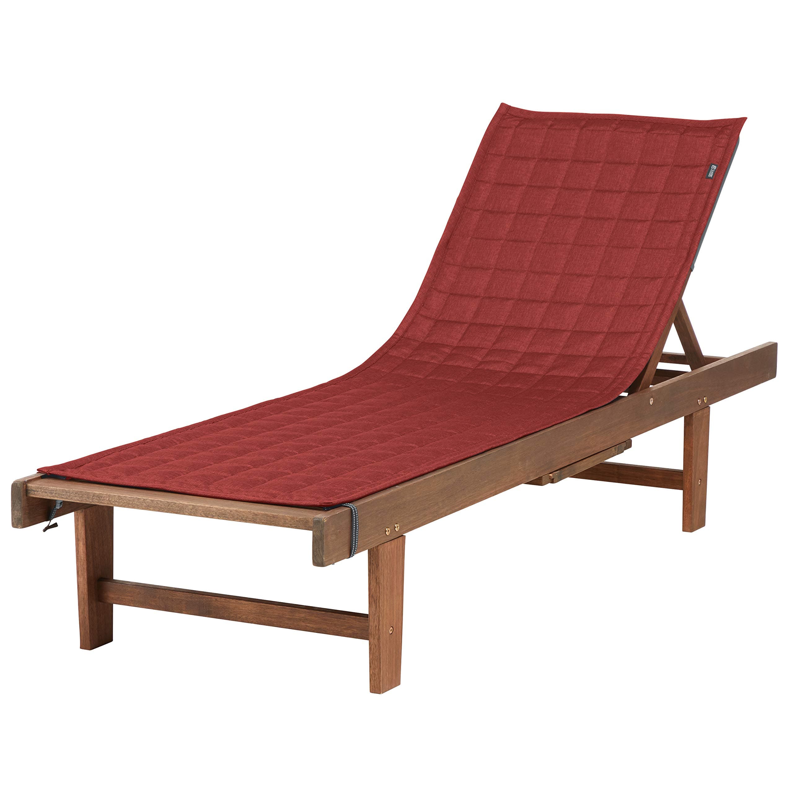 Classic Accessories Montlake Water-Resistant 80 Inch Patio Chaise Lounge Slipcover, Heather Henna, Patio Furniture Covers